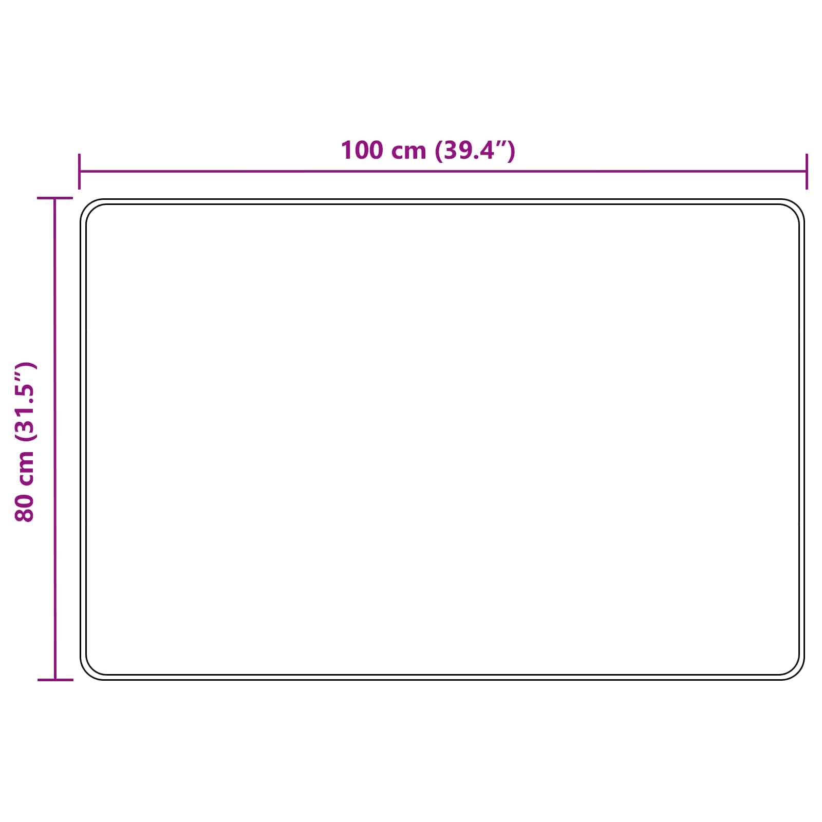 Traka za tepih MARSA Pijesak 80 x 100 cm Poliester i PVC