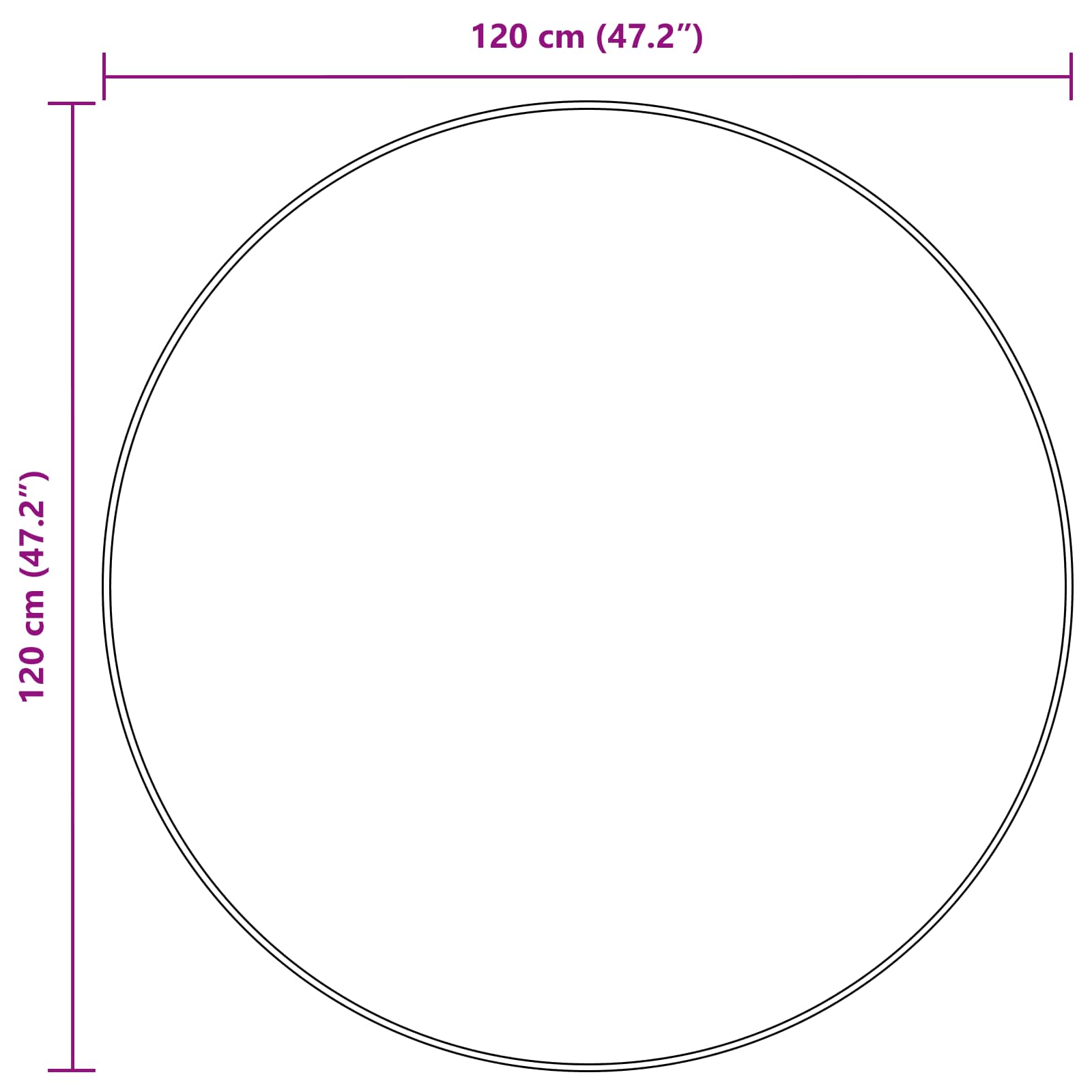 Traka za tepih MARSA Pijesak 120 x 120 cm Poliester i PVC