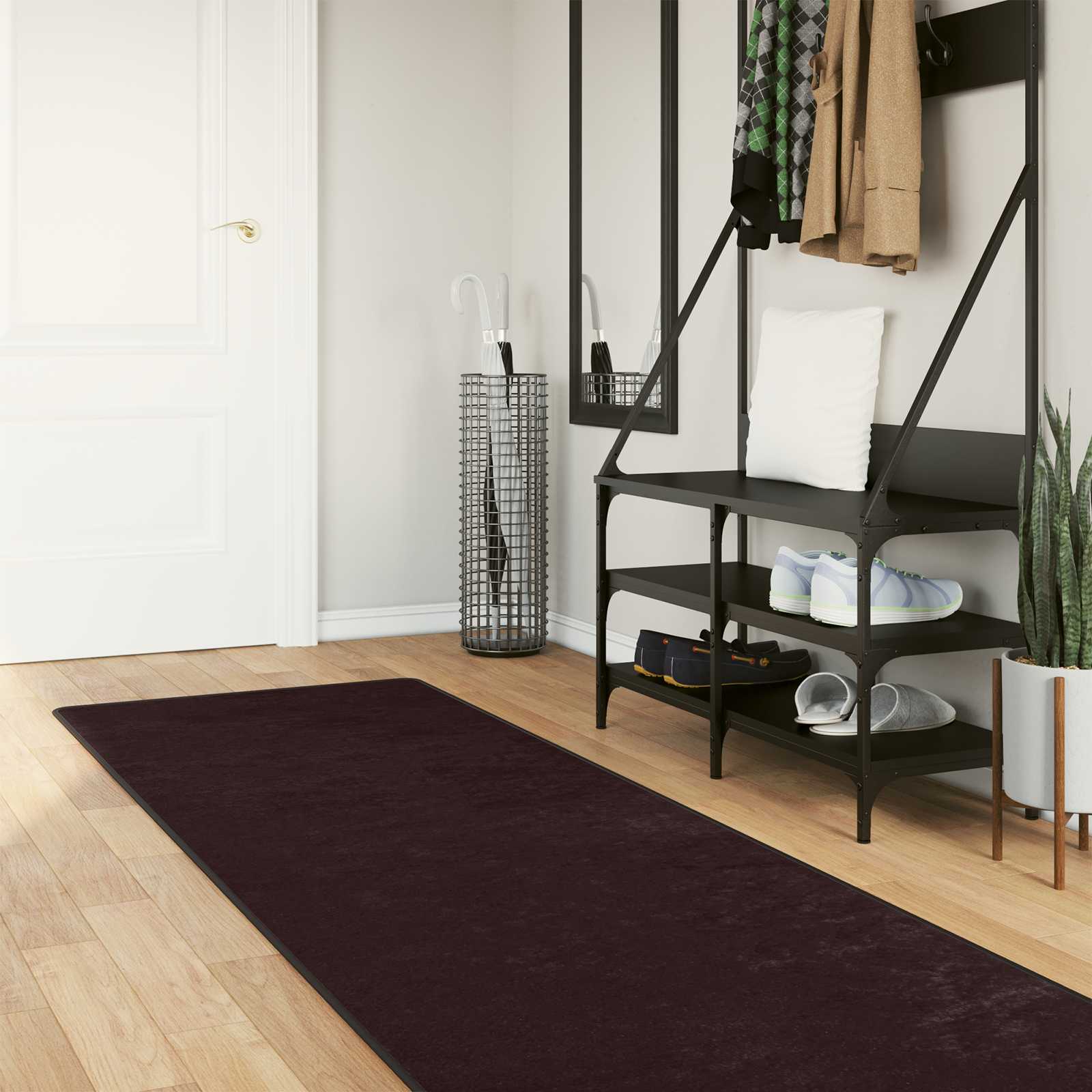 Traka za tepih MARSA Antracit 80 x 400 cm Poliester i PVC