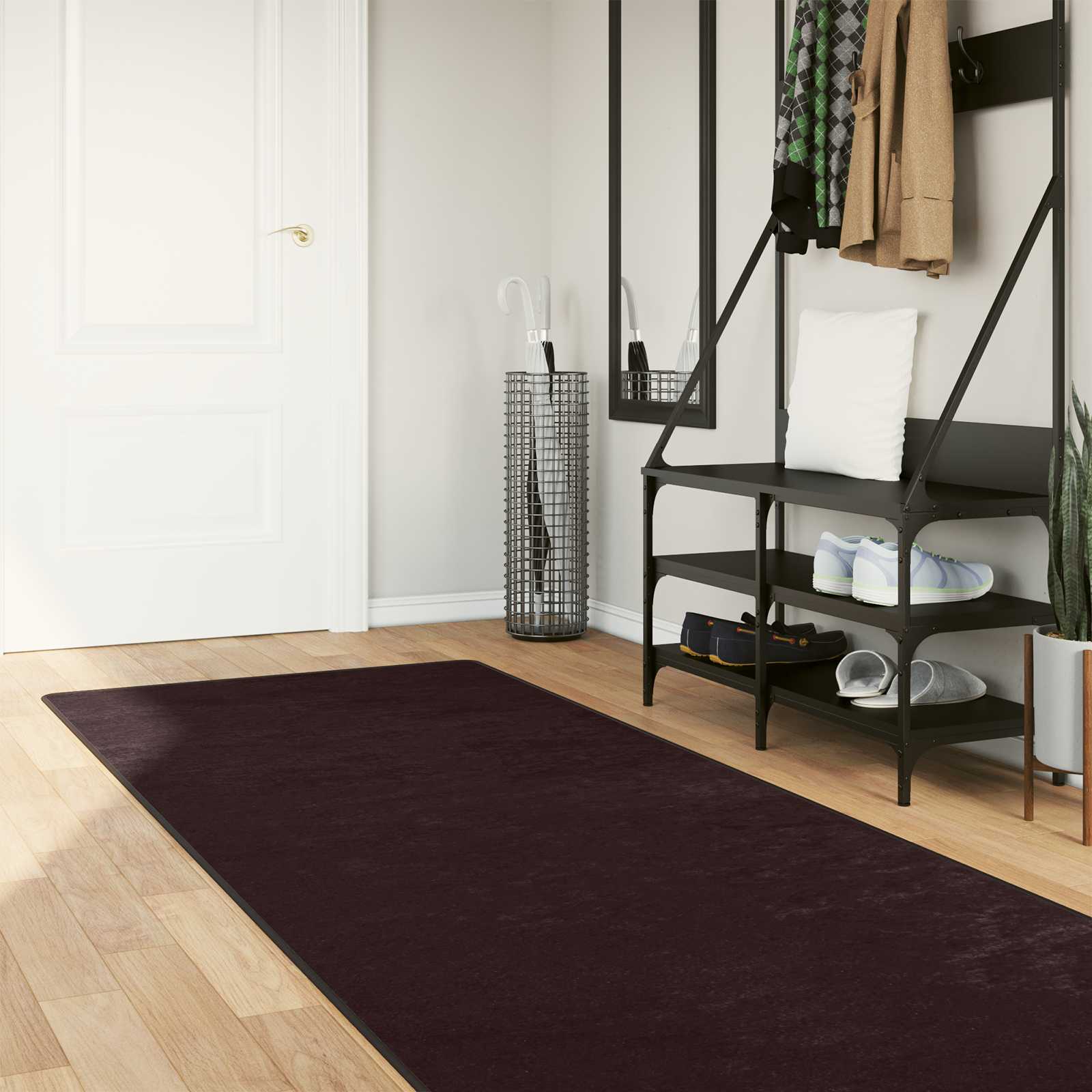 Traka za tepih MARSA Antracit 100 x 450 cm Poliester i PVC