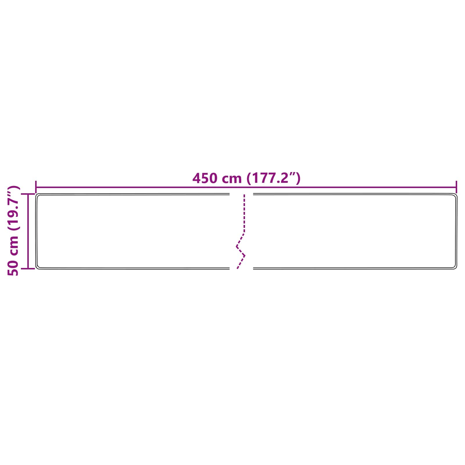 Traka za tepih MARSA Šareni 50 x 450 cm Poliester i PVC