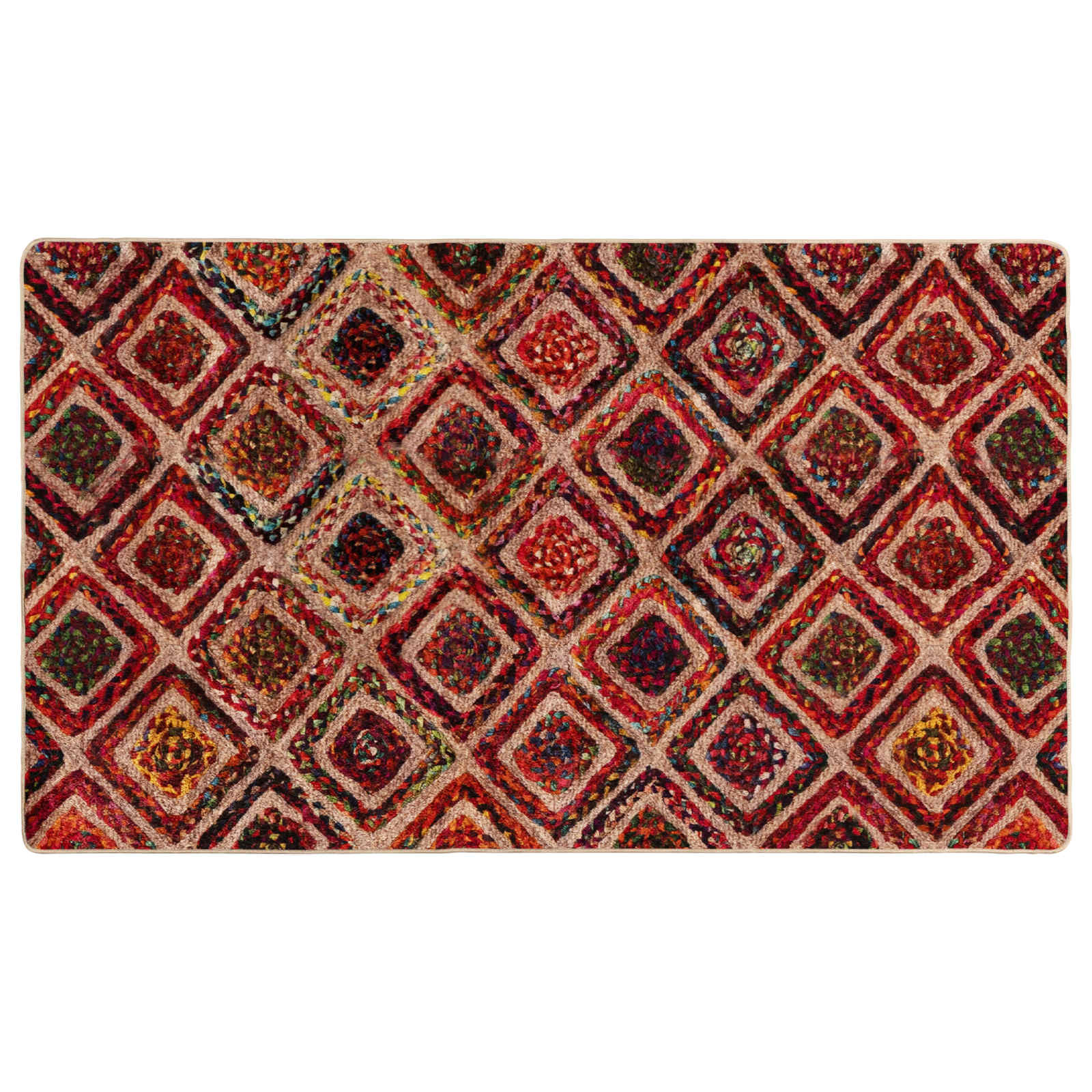Traka za tepih MARSA Šareni 80 x 200 cm Poliester i PVC