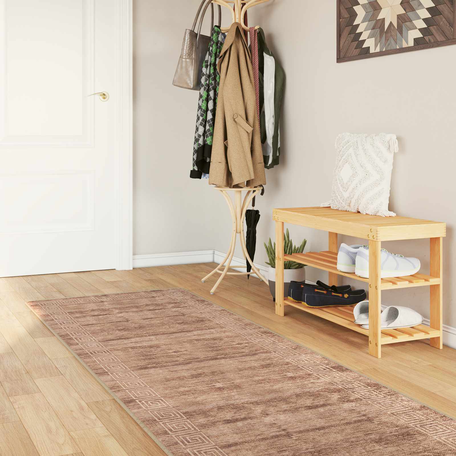 Traka za tepih MARSA Bijeli 100 x 450 cm Poliester i PVC