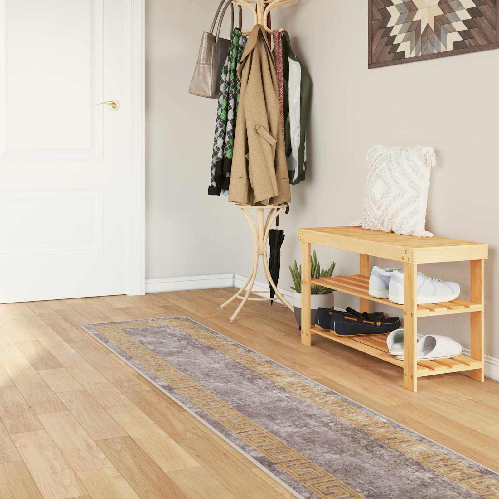 Traka za tepih MARSA Sivi 50 x 450 cm Poliester i PVC