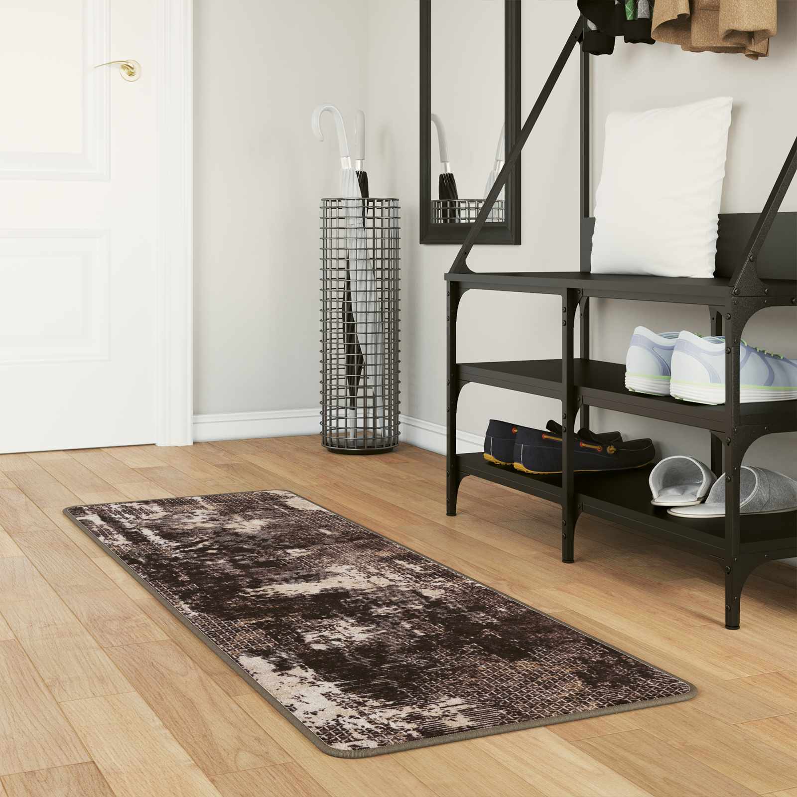 Traka za tepih MARSA Crna 50 x 150 cm Poliester i PVC