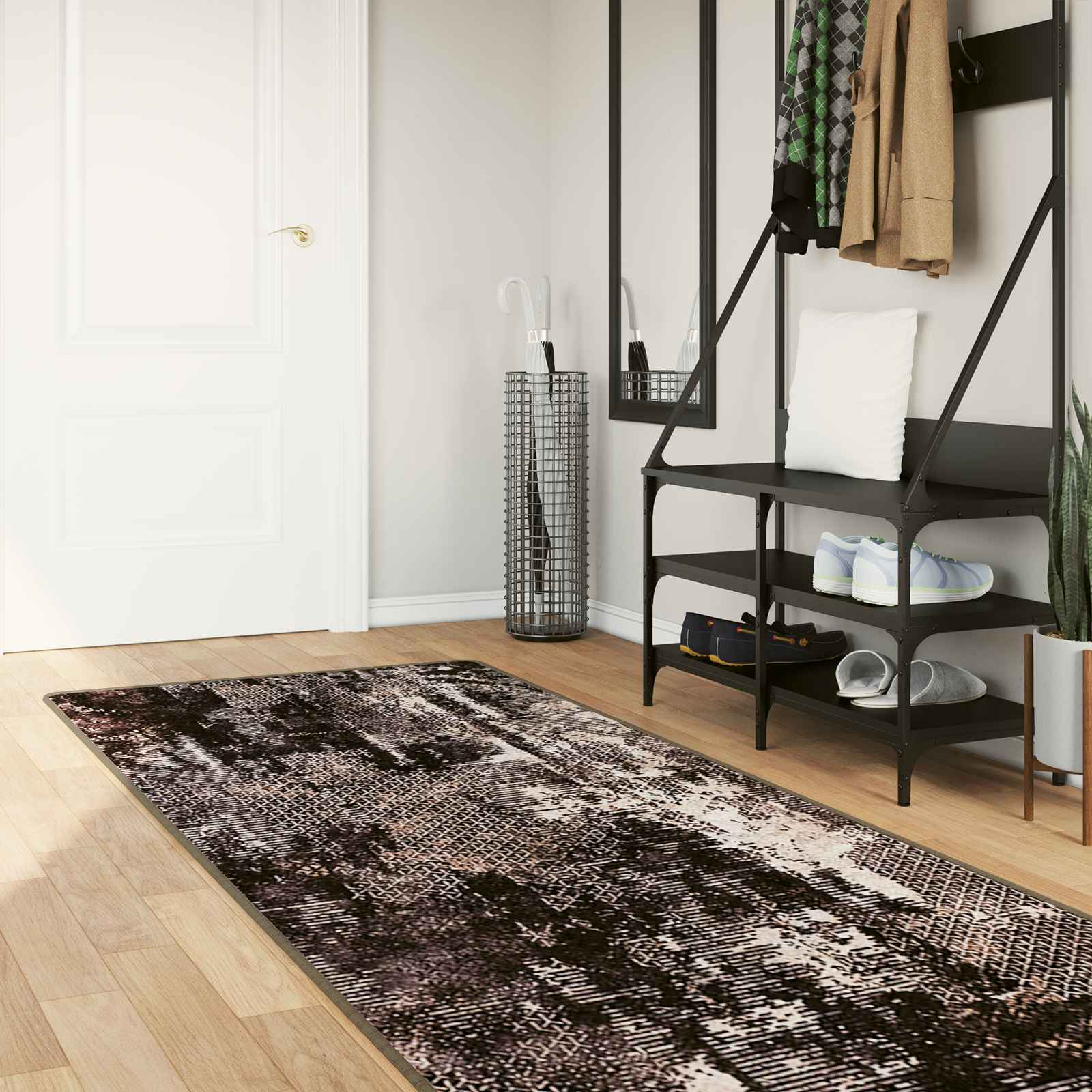 Traka za tepih MARSA Crna 80 x 350 cm Poliester i PVC