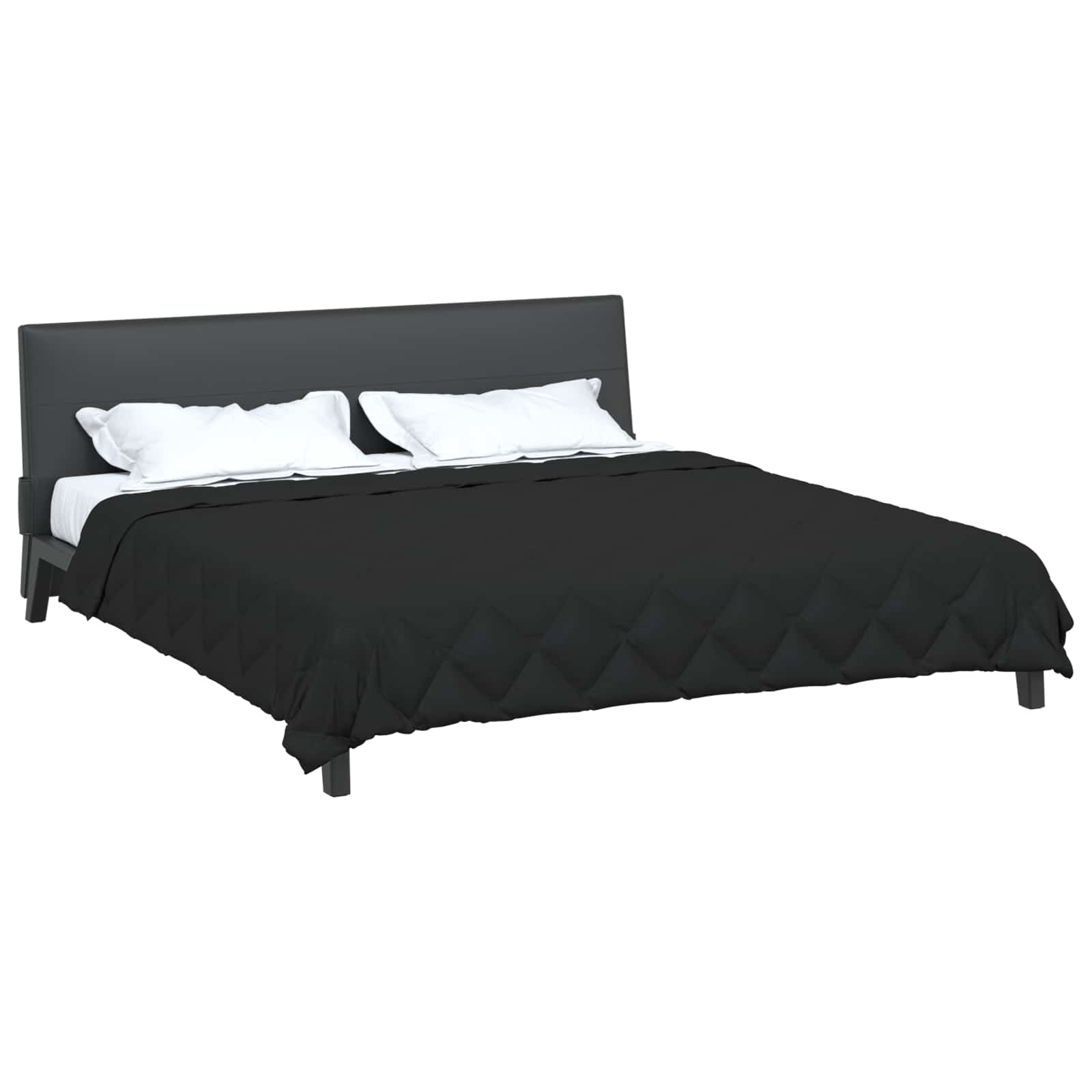 Ljetni pokrivač Crna 220 x 260 cm Mikrovlakna