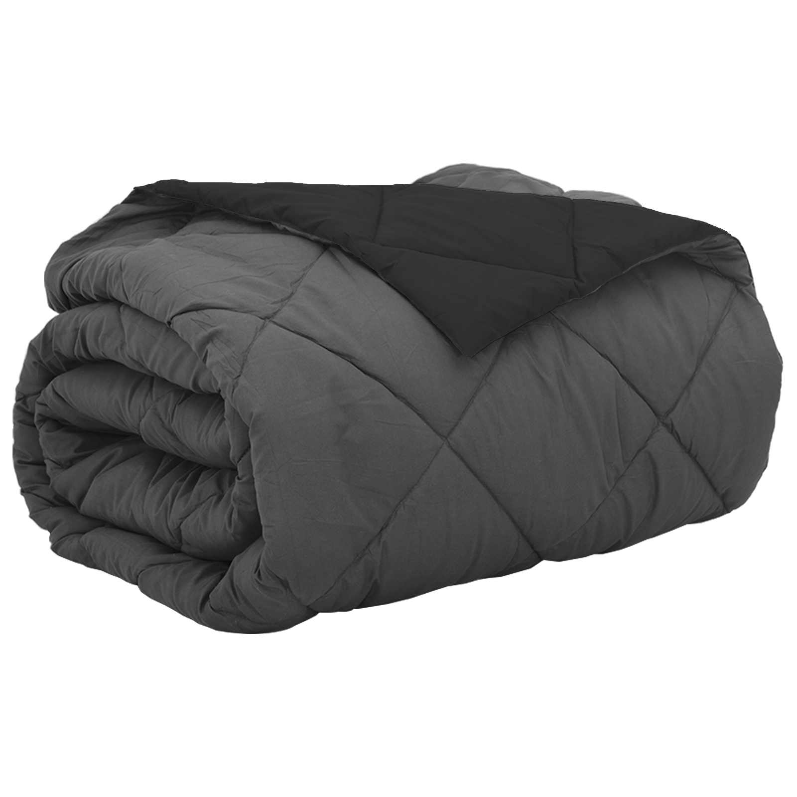 Ljetni pokrivač Crna i antracit 240 x 200 cm Mikrovlakna