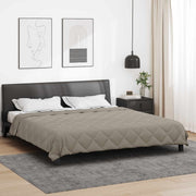 Ljetni pokrivač Svijetlo siva 200 x 200 cm Mikrovlakna