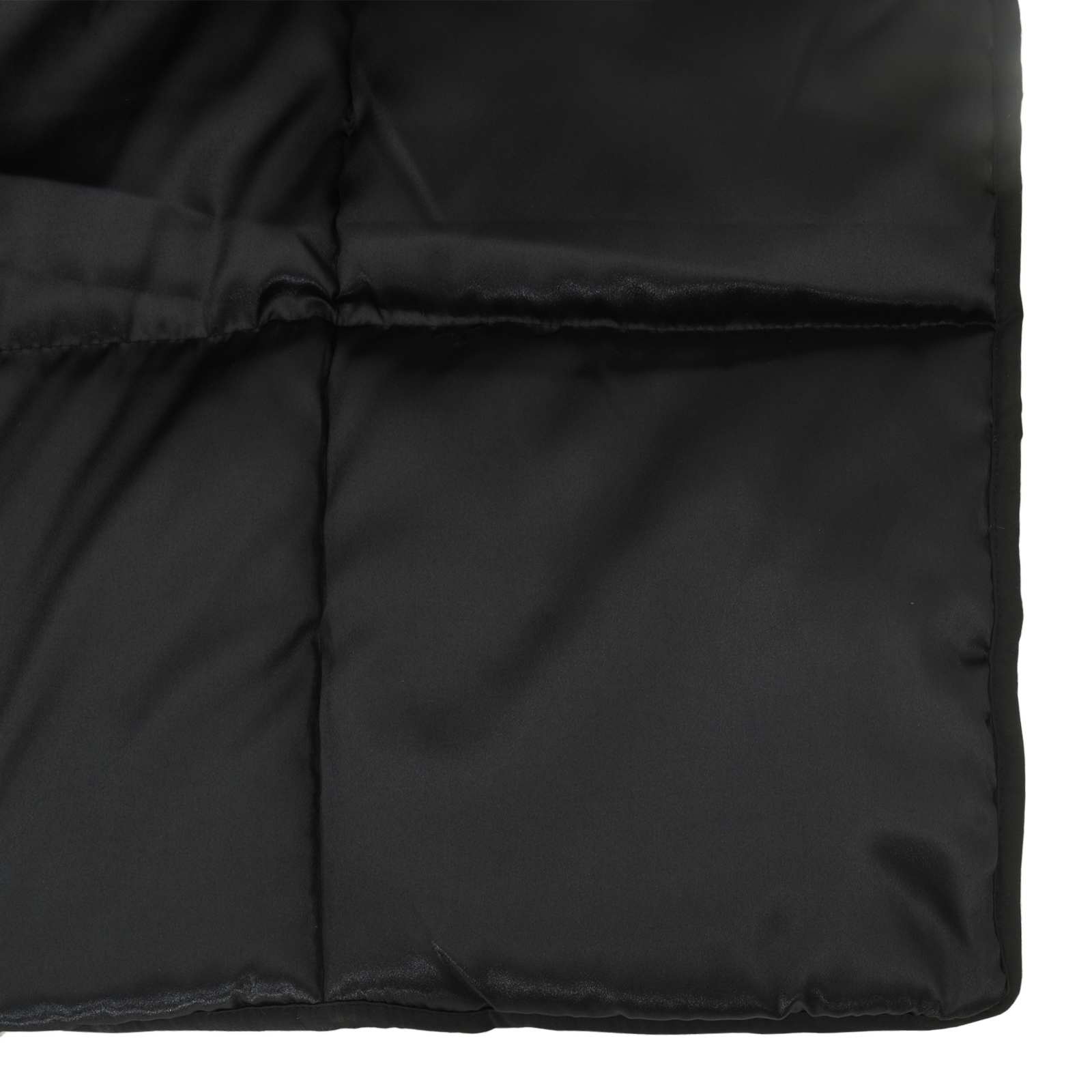 Zimska pokrivača Crna 155 x 220 cm Saten i mikrovlakna
