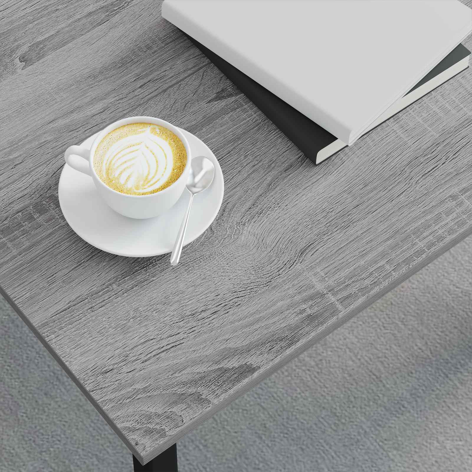 Kava Stol Siva Sonoma 60 x 60 x 36 cm Konstruirano drvo
