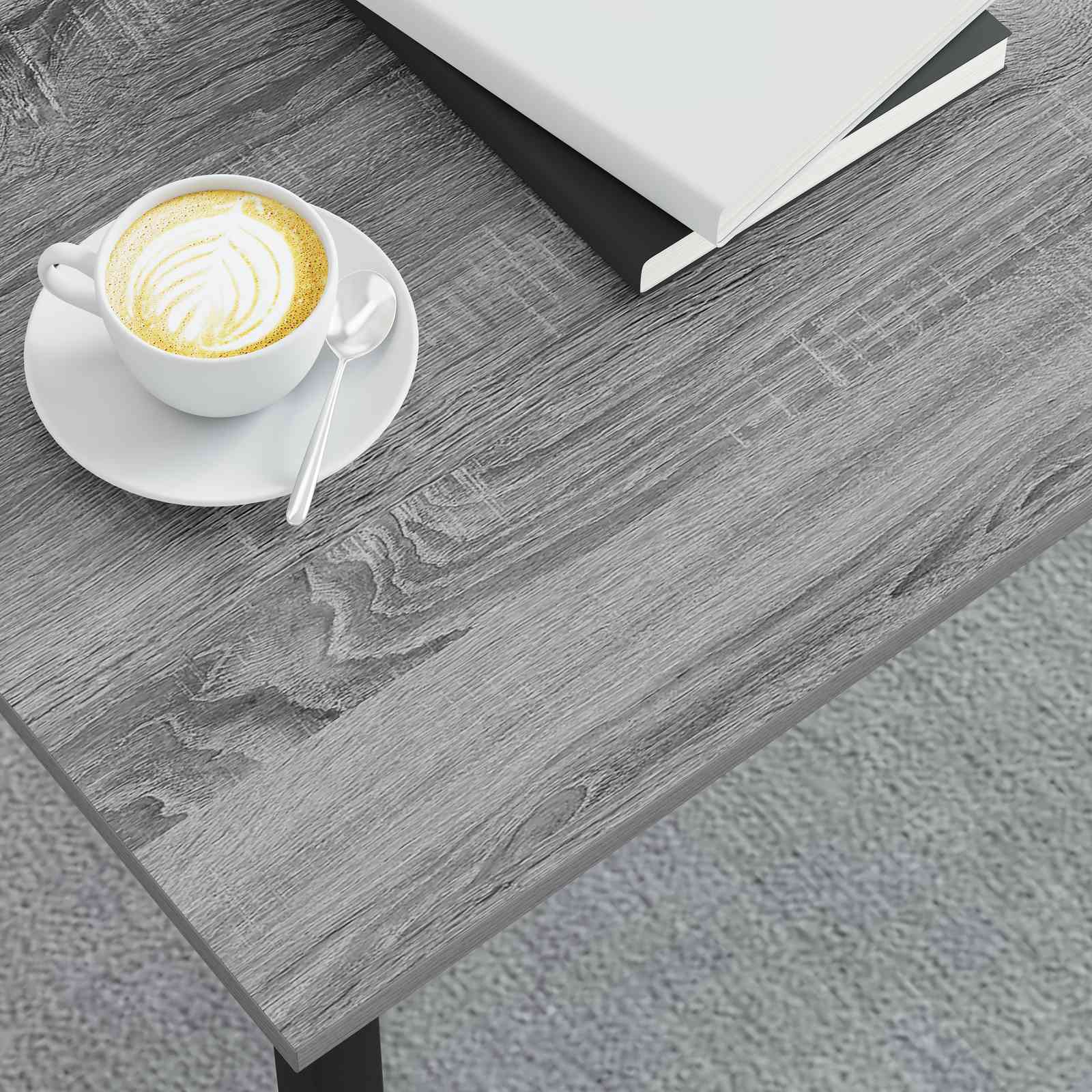 Kava Stol Siva Sonoma 100 x 50 x 45 cm Konstruirano drvo