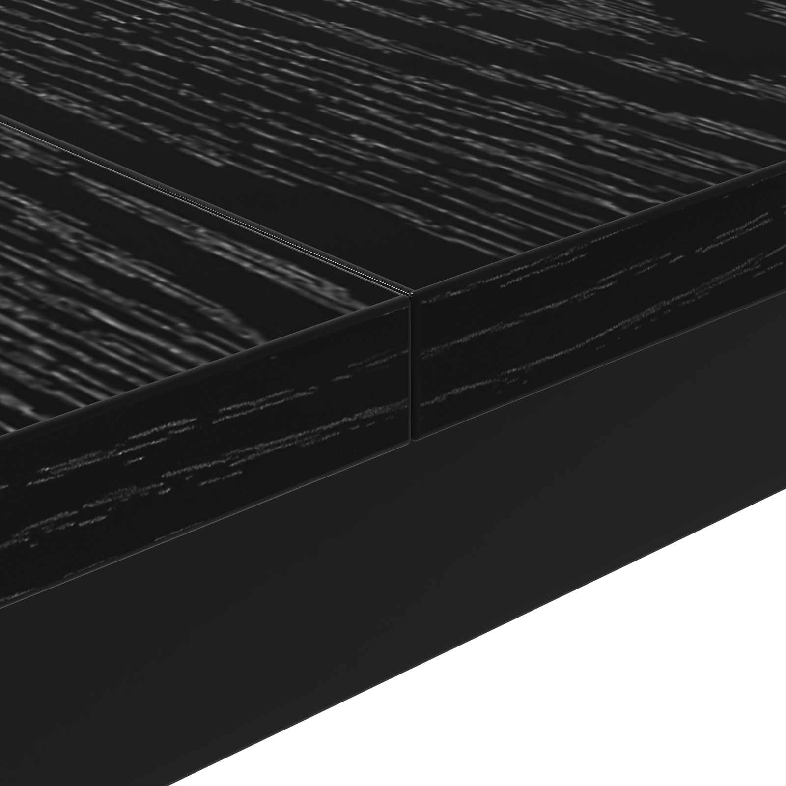 Kava Stol Crni hrast 80 x 80 x 45 cm Konstruirano drvo