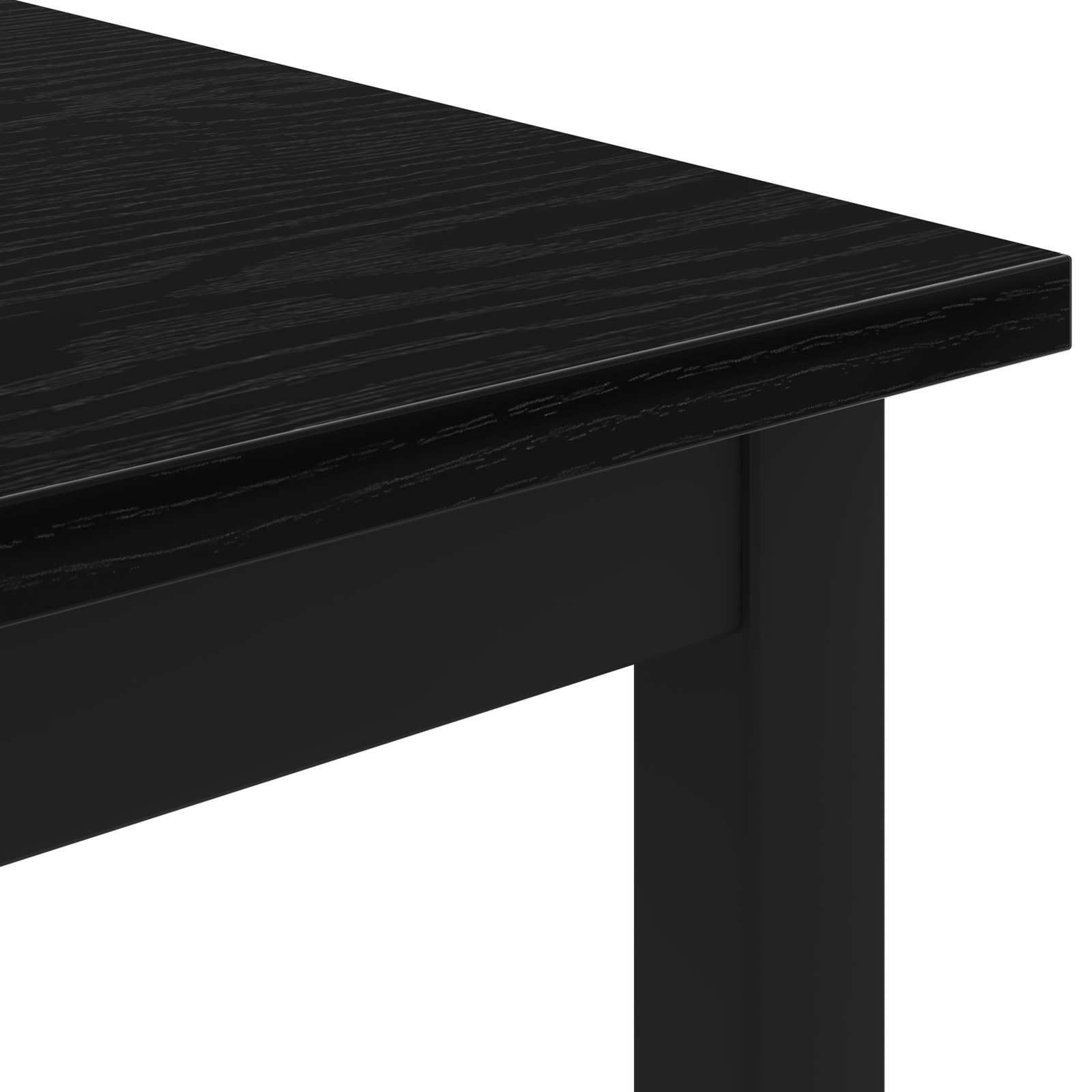 Kava Stol Crni hrast 100 x 100 x 45 cm Konstruirano drvo