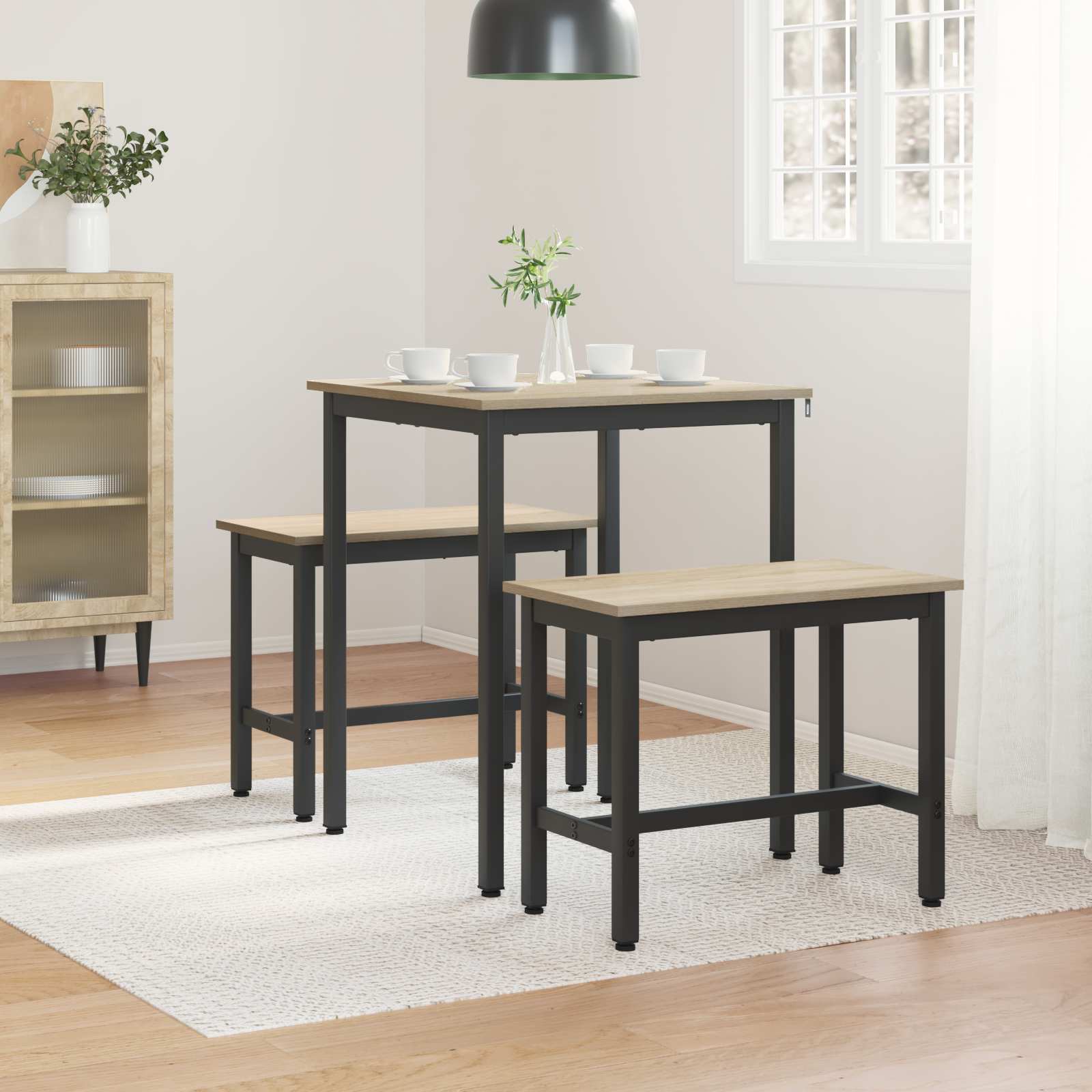 Blagovaonski stolovi 60 x 60 x 75 cm Konstruirano drvo