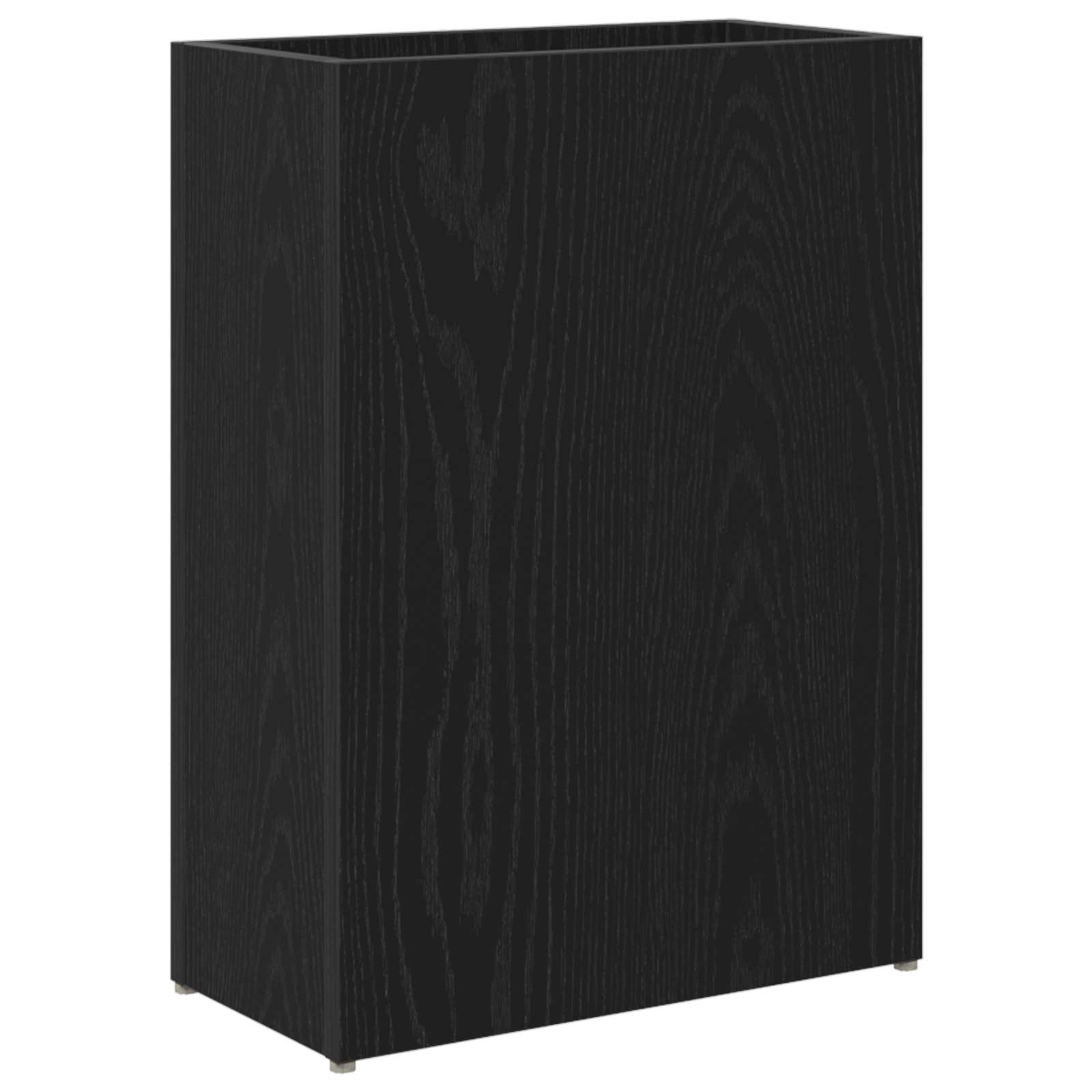Stalak za kišobran s pohranom Crni hrast 40 x 20 x 55,5 cm