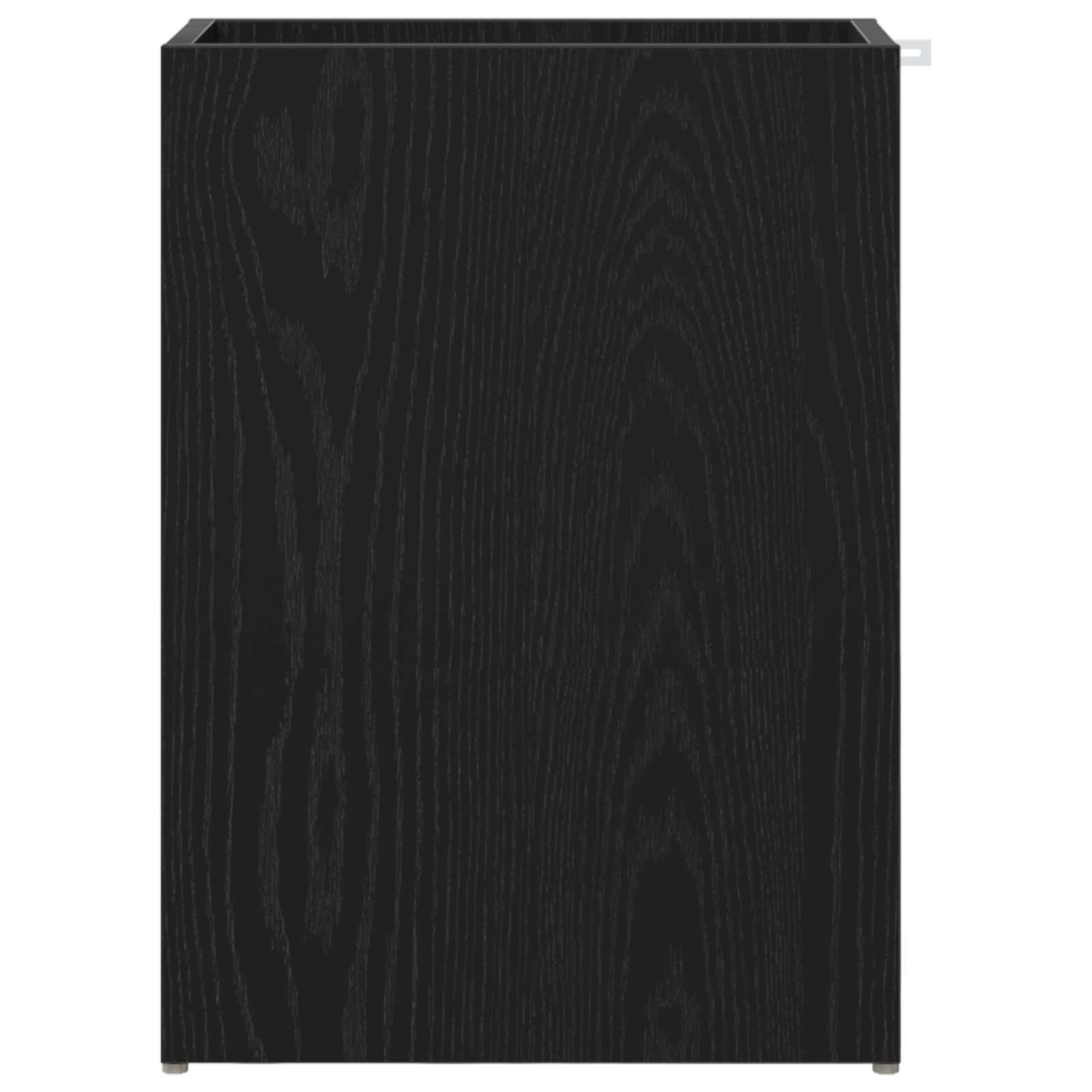 Stalak za kišobran s pohranom Crni hrast 40 x 20 x 55,5 cm