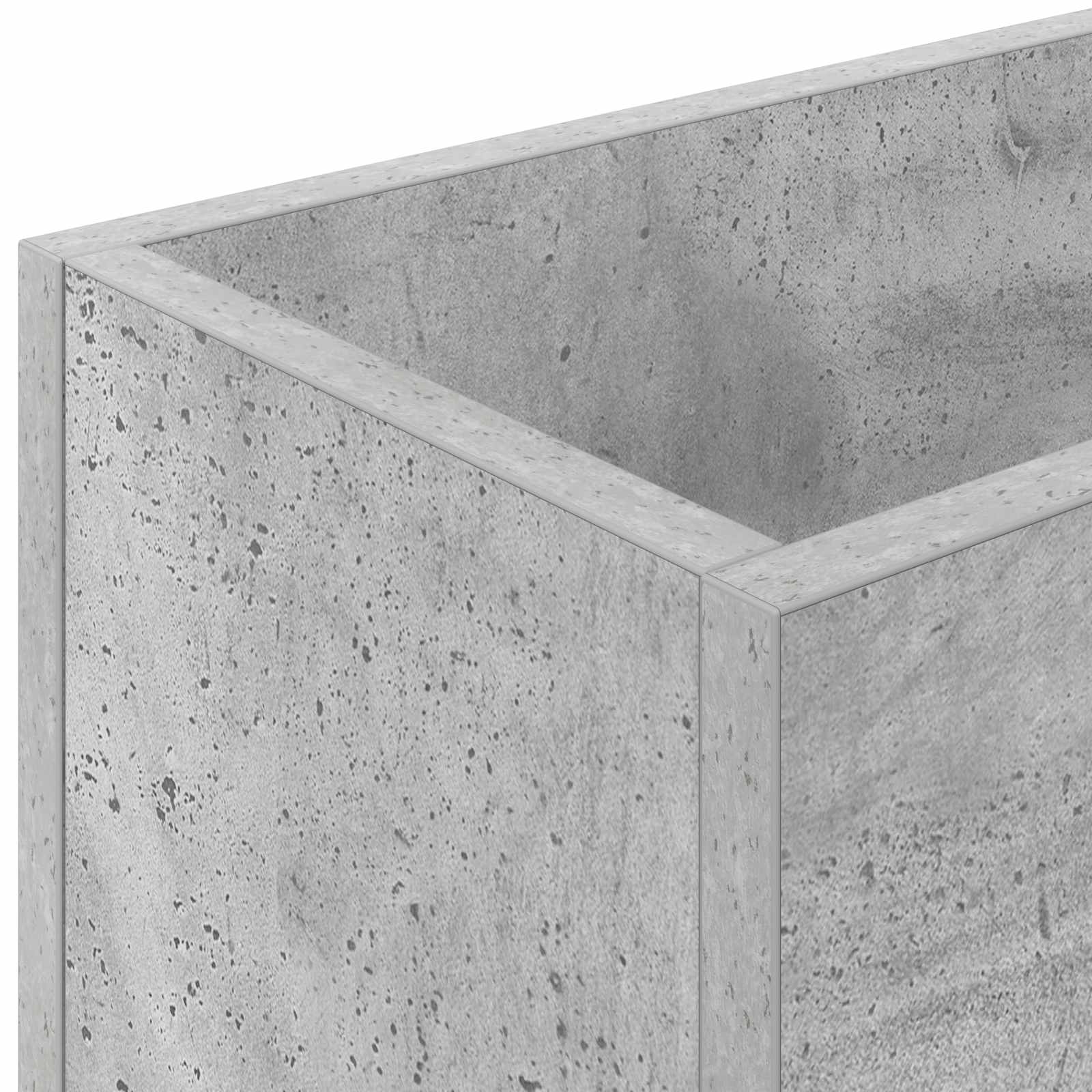 Stalak za kišobran s pohranom Betonski sivi 40 x 20 x 55,5 cm
