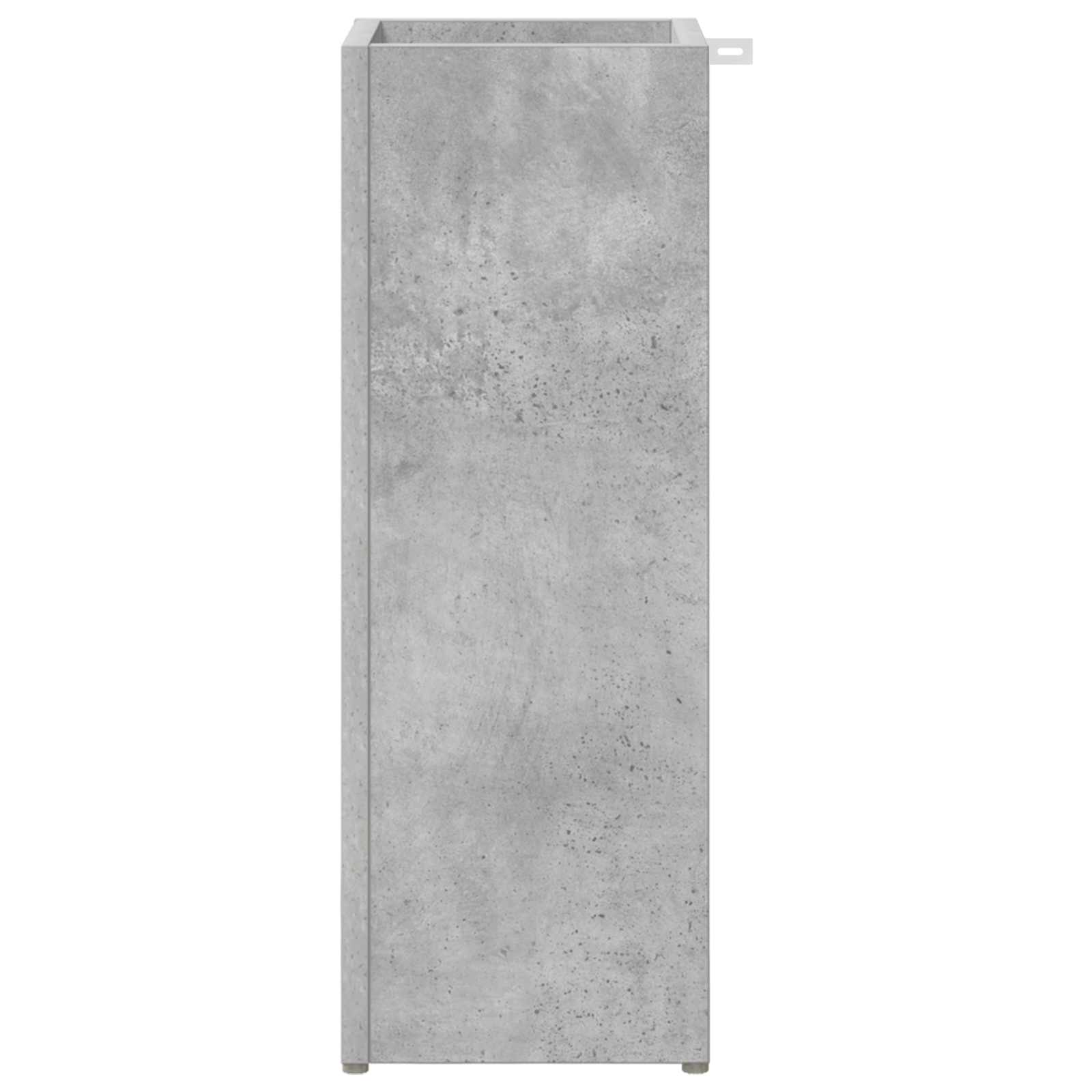 Stalak za kišobran s pohranom Betonski sivi 20 x 20 x 55,5 cm