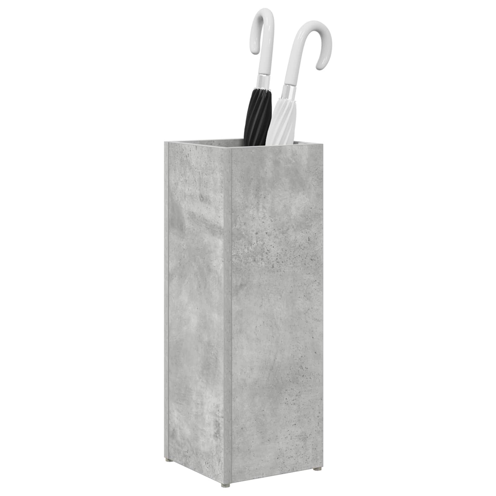 Stalak za kišobran s pohranom Betonski sivi 20 x 20 x 55,5 cm
