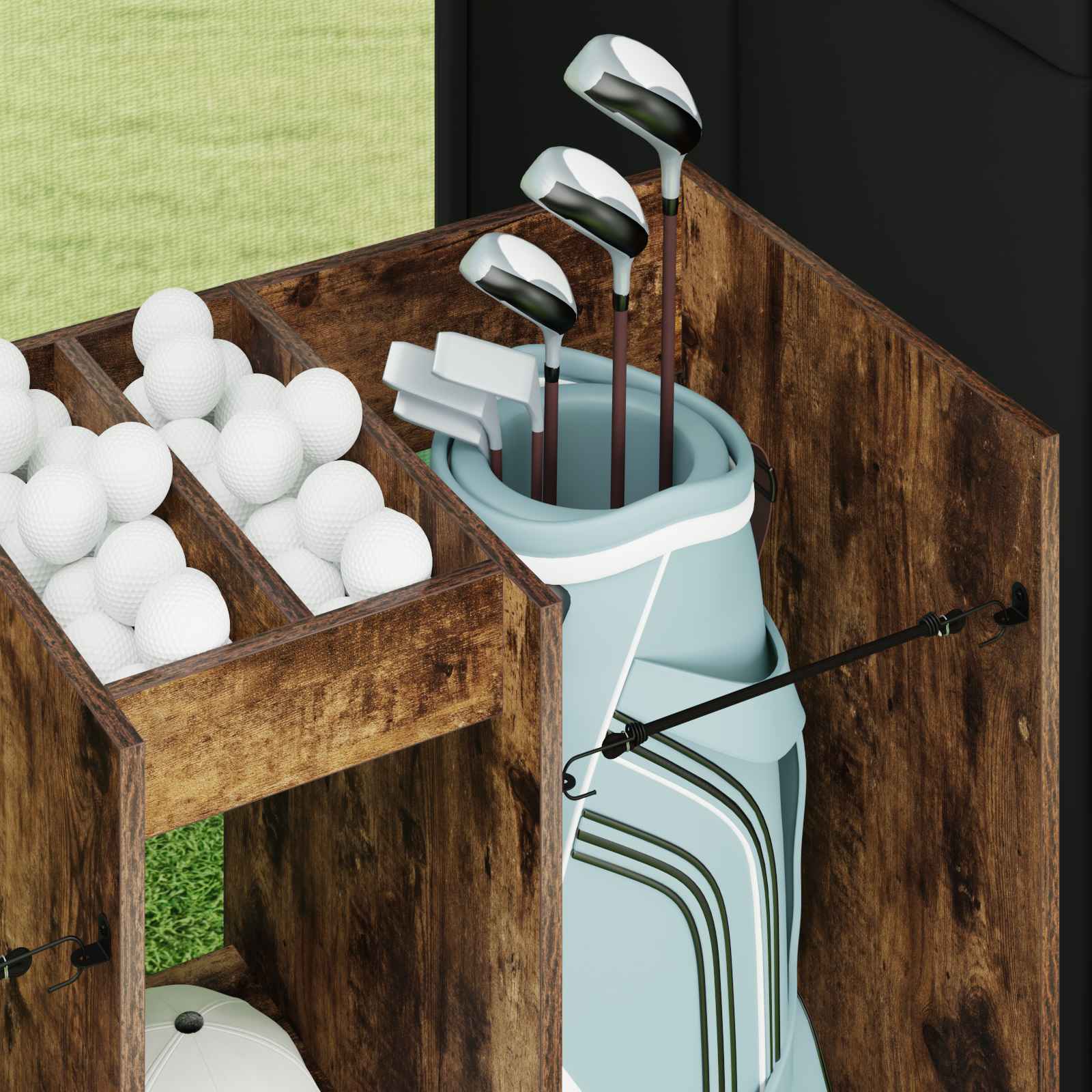 Golf ormar Jednobojno Dimljeni hrast 102 x 45 x 85,5 cm
