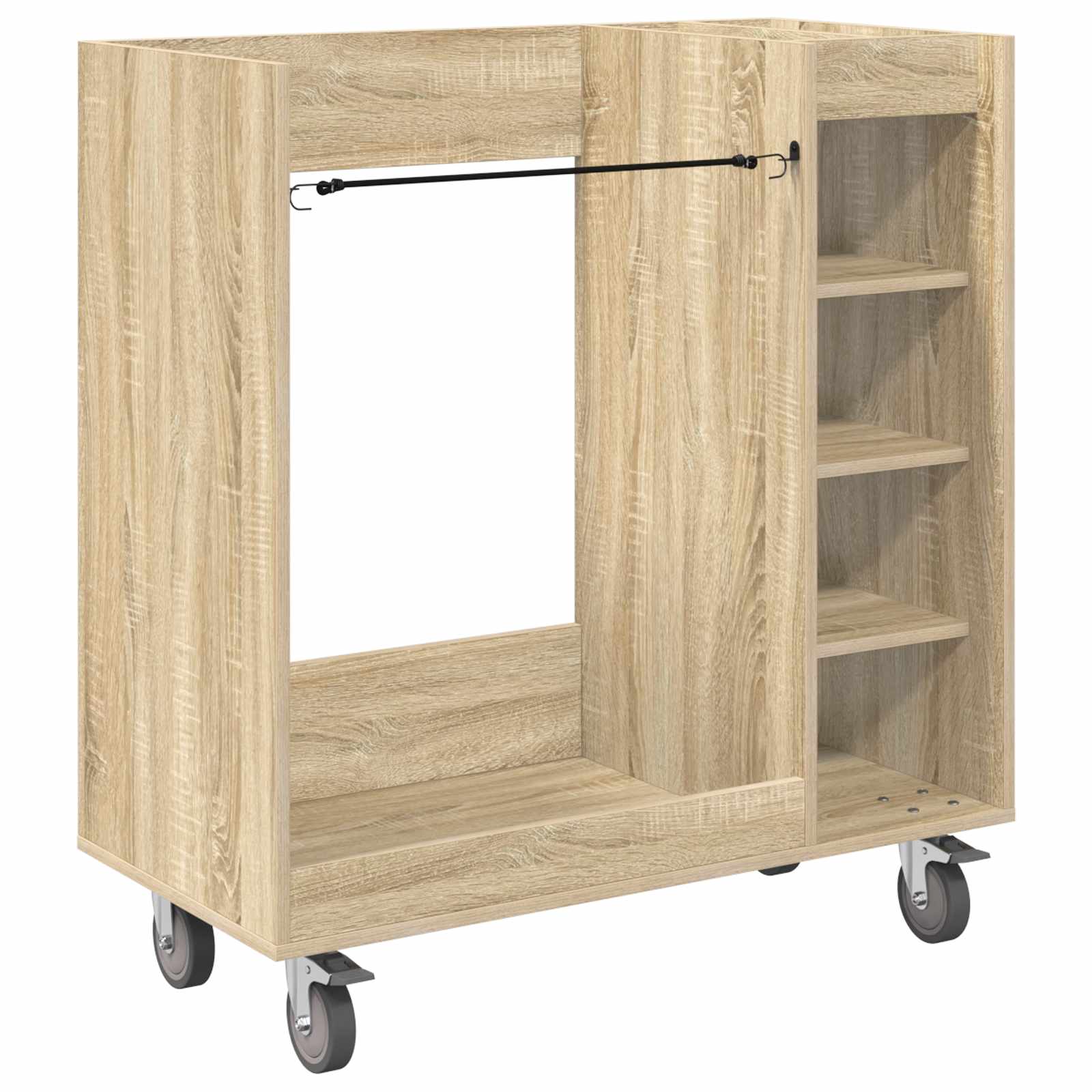 Golf ormar s kotačem Jednobojno Sonoma hrast 90 x 45 x 98 cm