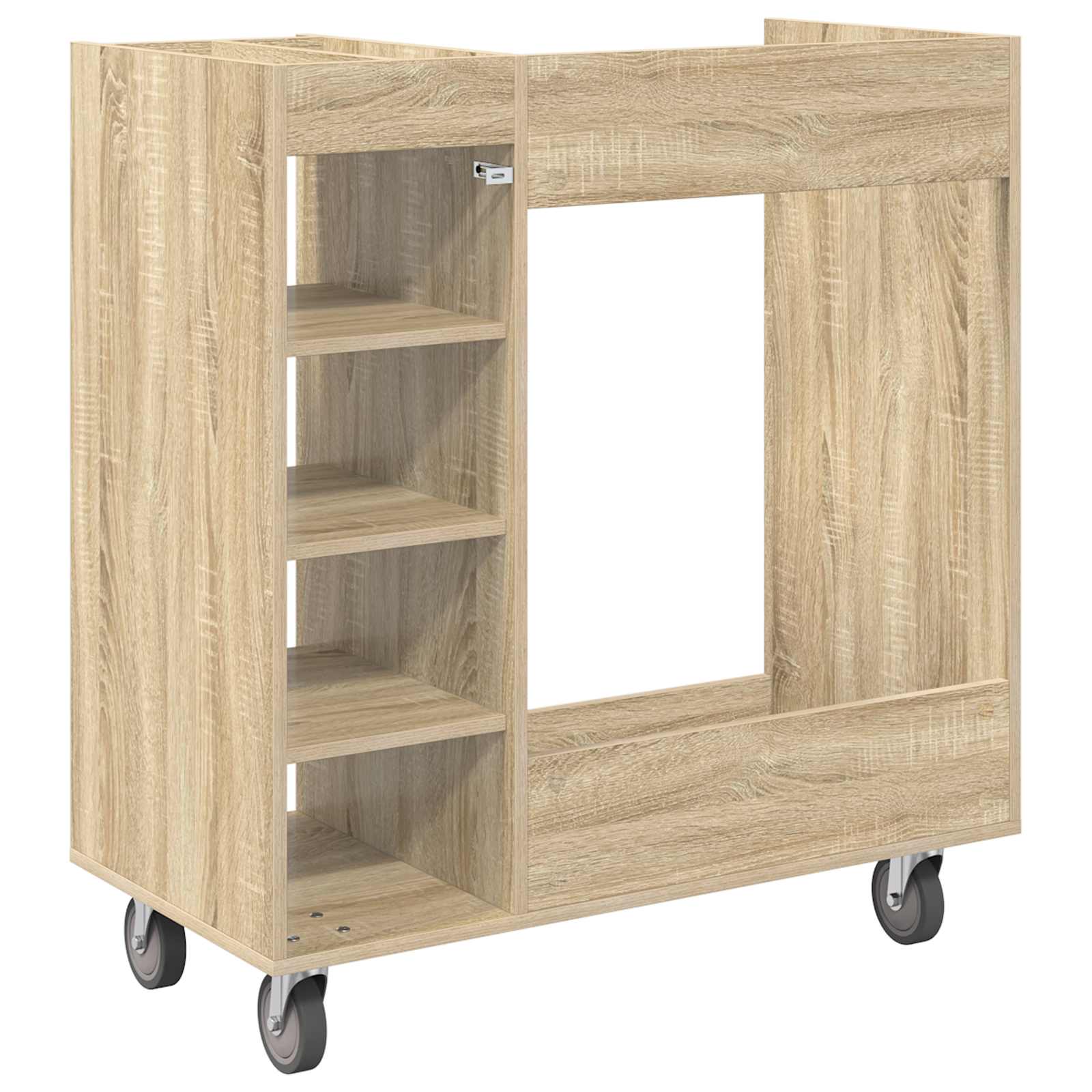Golf ormar s kotačem Jednobojno Sonoma hrast 90 x 45 x 98 cm