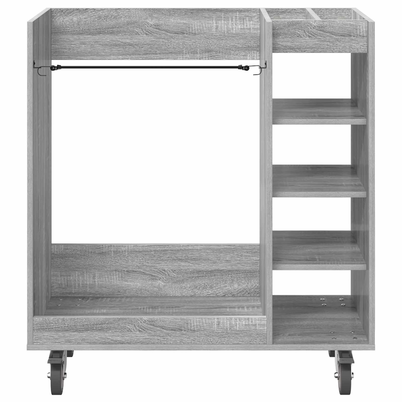 Golf ormar s kotačem Jednobojno Siva Sonoma 90 x 45 x 98 cm