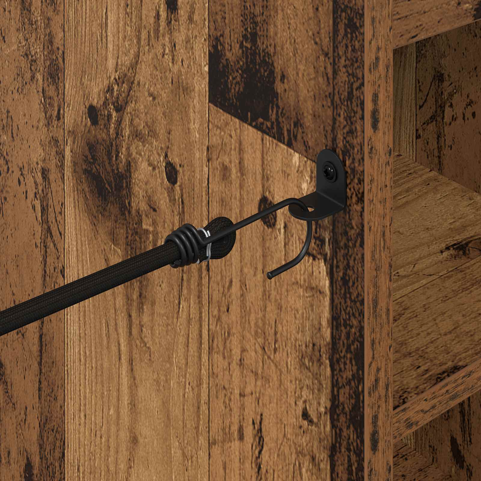 Golf ormar s kotačem Jednobojno Staro drvo 90 x 45 x 98 cm