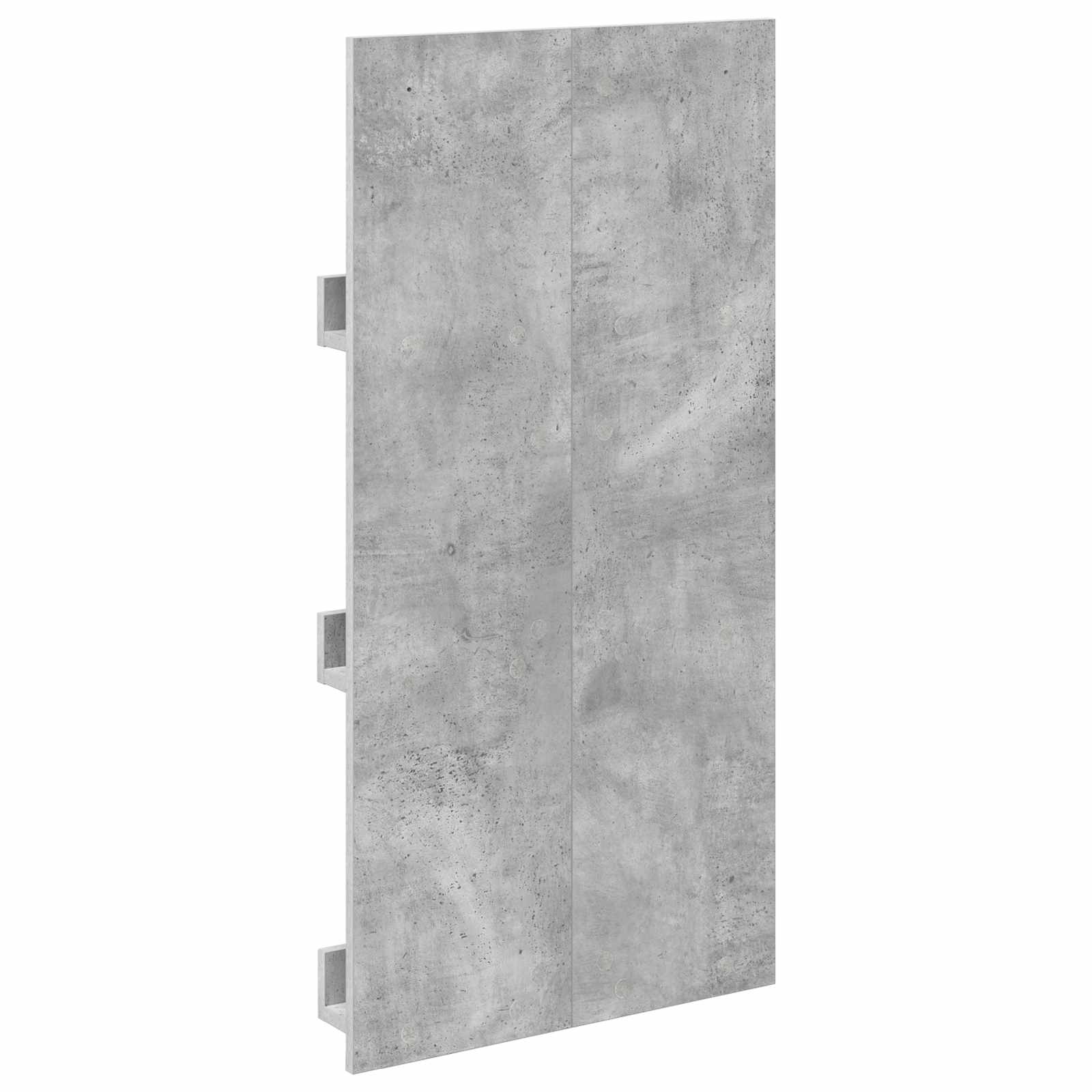 Polica za časopise s policom Betonski sivi 51 x 11 x 102 cm