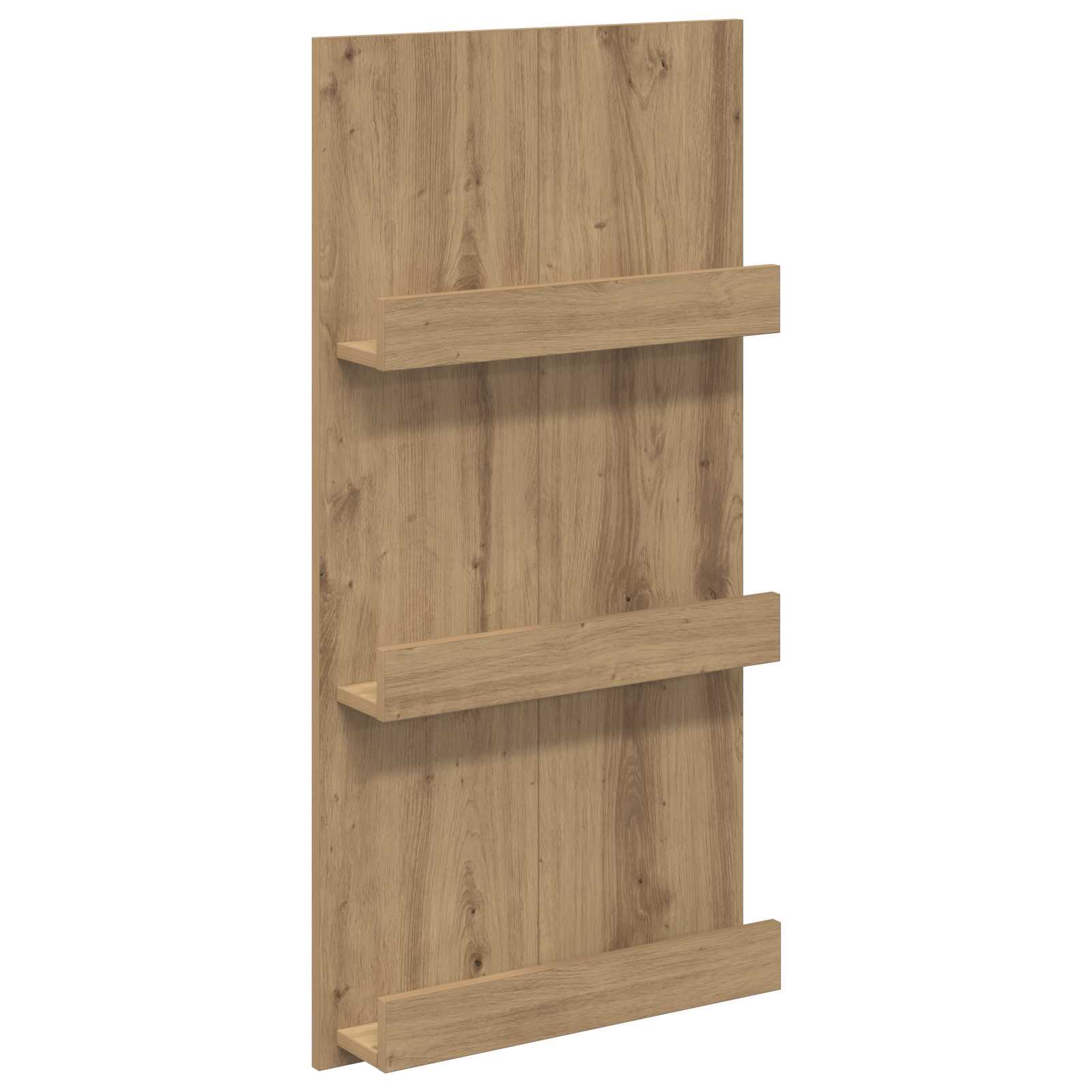 Polica za časopise s policom Umjetnički hrast 51 x 11 x 102 cm