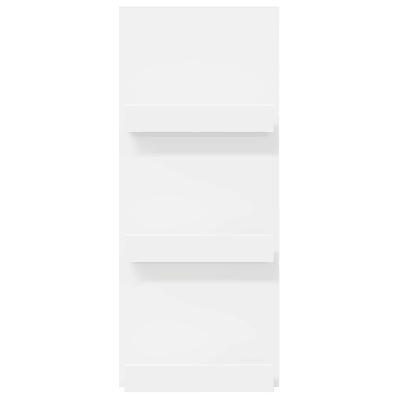Polica za časopise Bijelo 43 x 11 x 102 cm Konstruirano drvo