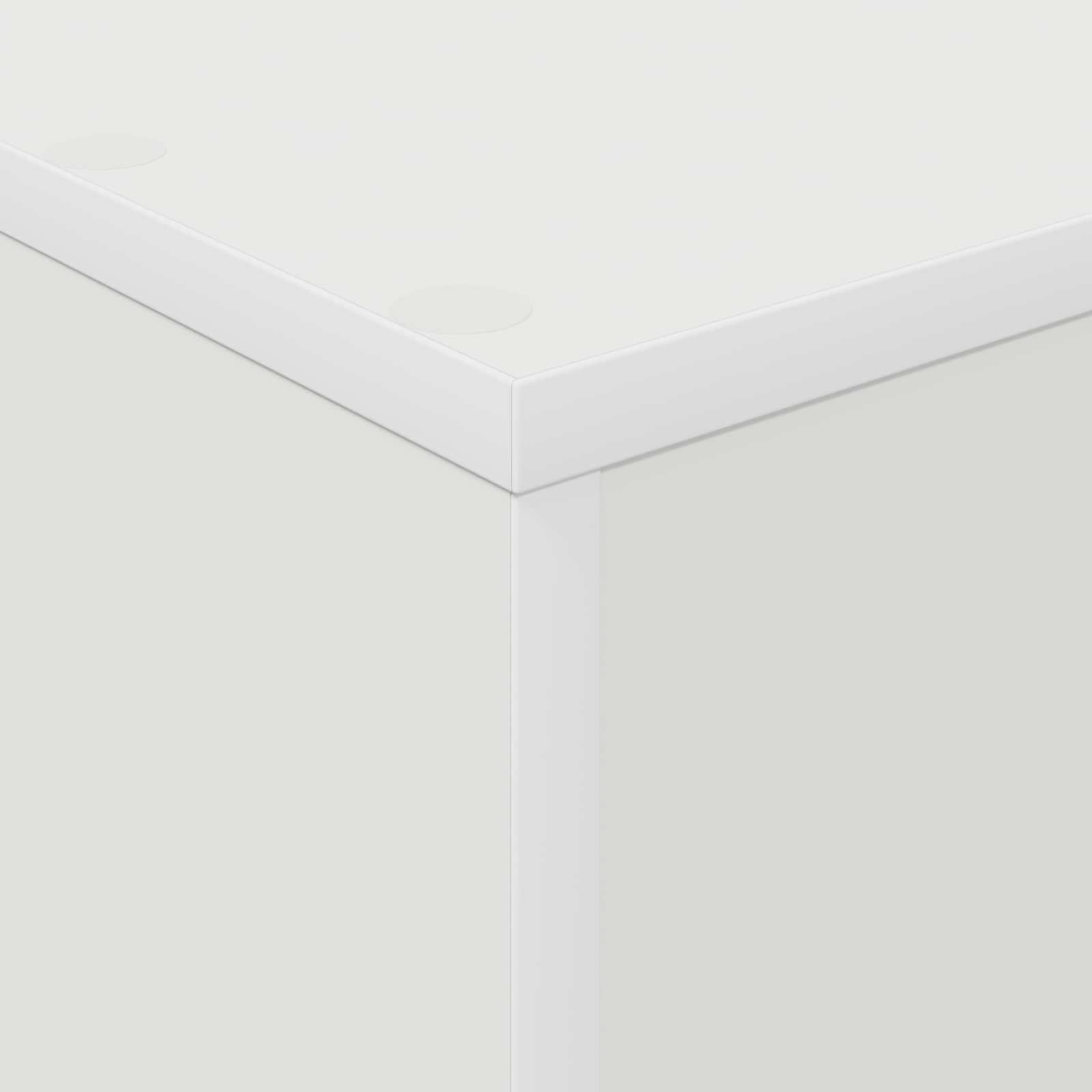 Polica za časopise Bijelo 70 x 41 x 96 cm Konstruirano drvo