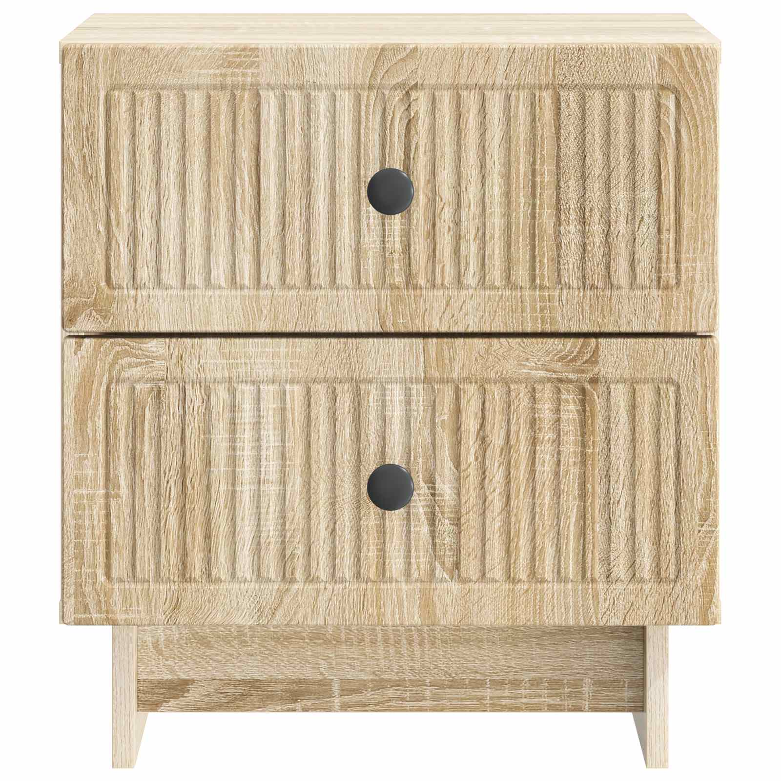 Noćni ormar s ladicama 2 pcs Hrast sonoma 43 x 34,5 x 47,5 cm