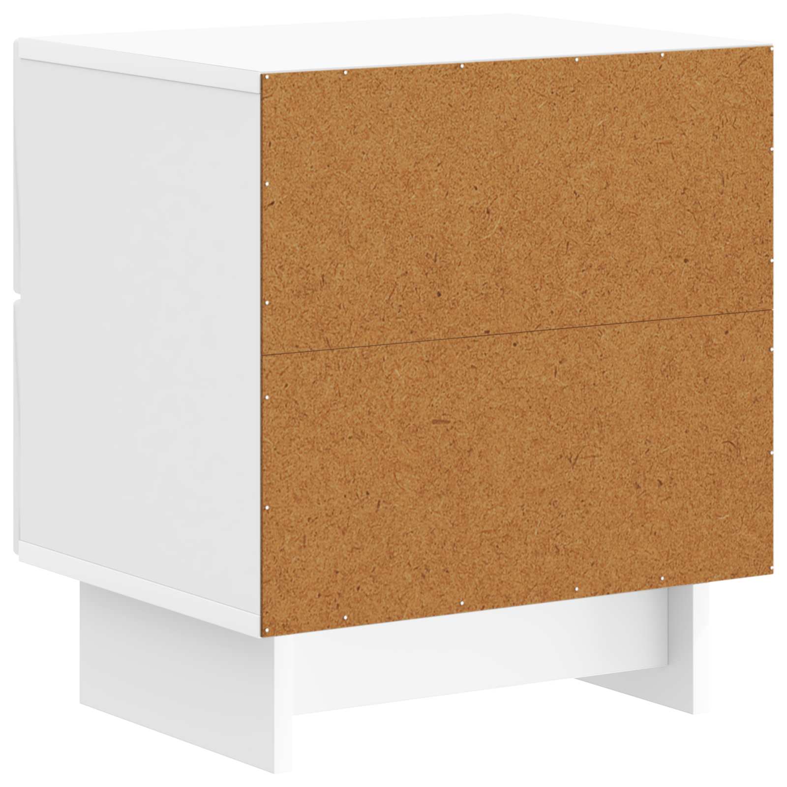 Noćni ormar 2 pcs Bijela visokog sjaja 43 x 34,5 x 47,5 cm