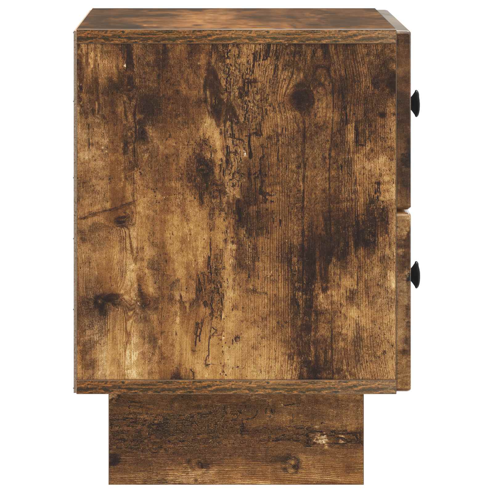 Noćni ormar s ladicama 2 pcs Dimljeni hrast 43 x 34,5 x 47,5 cm