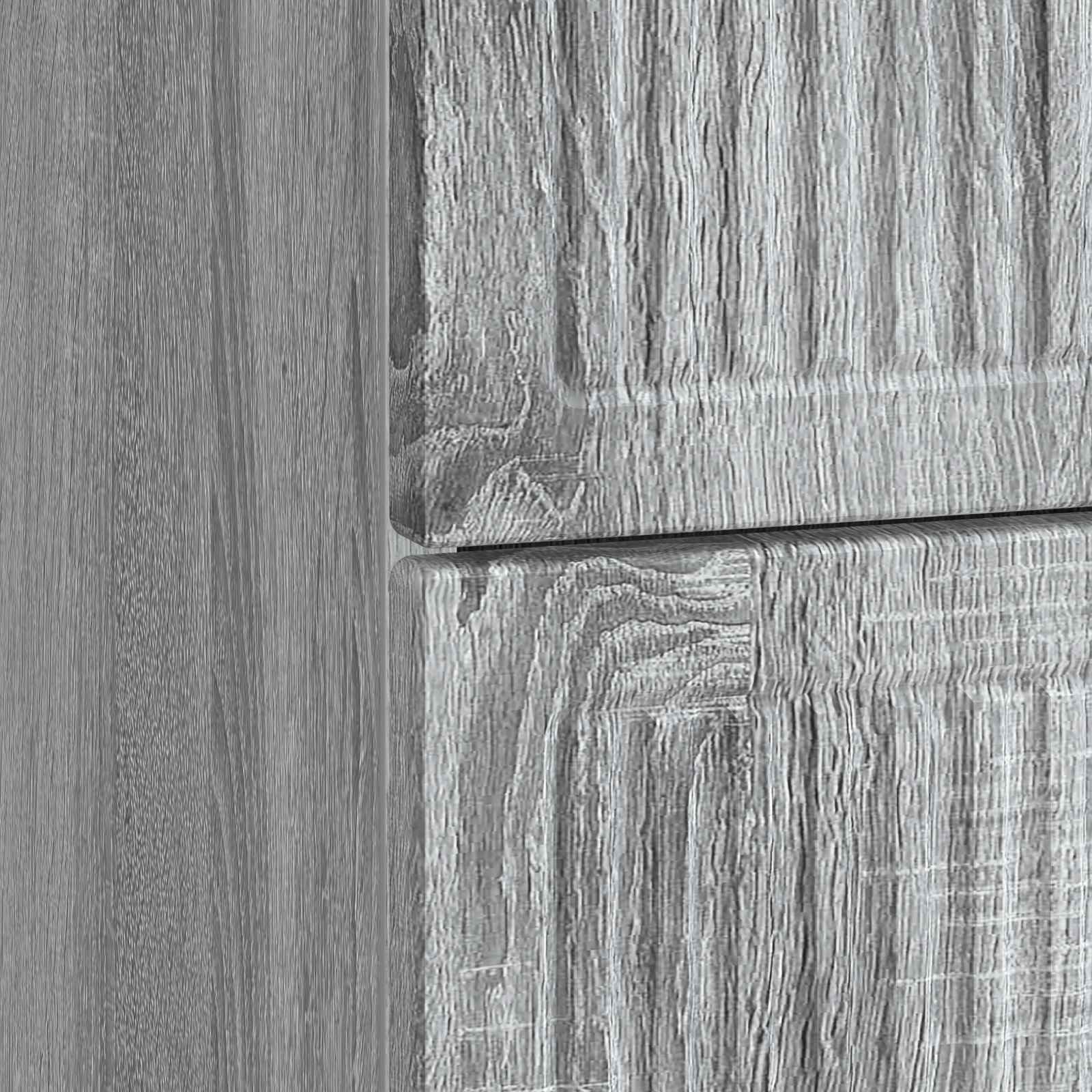 Noćni ormar s ladicama 2 pcs Siva sonoma 43 x 34,5 x 47,5 cm