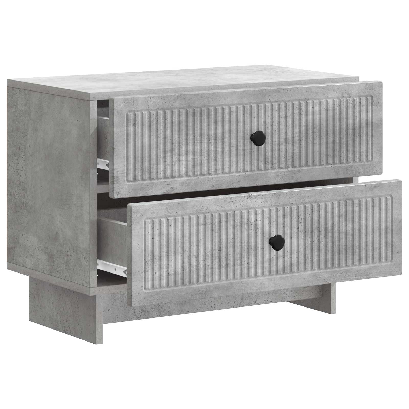 Noćni ormar Betonska siva 62 x 34,5 x 47,5 cm Konstruirano drvo
