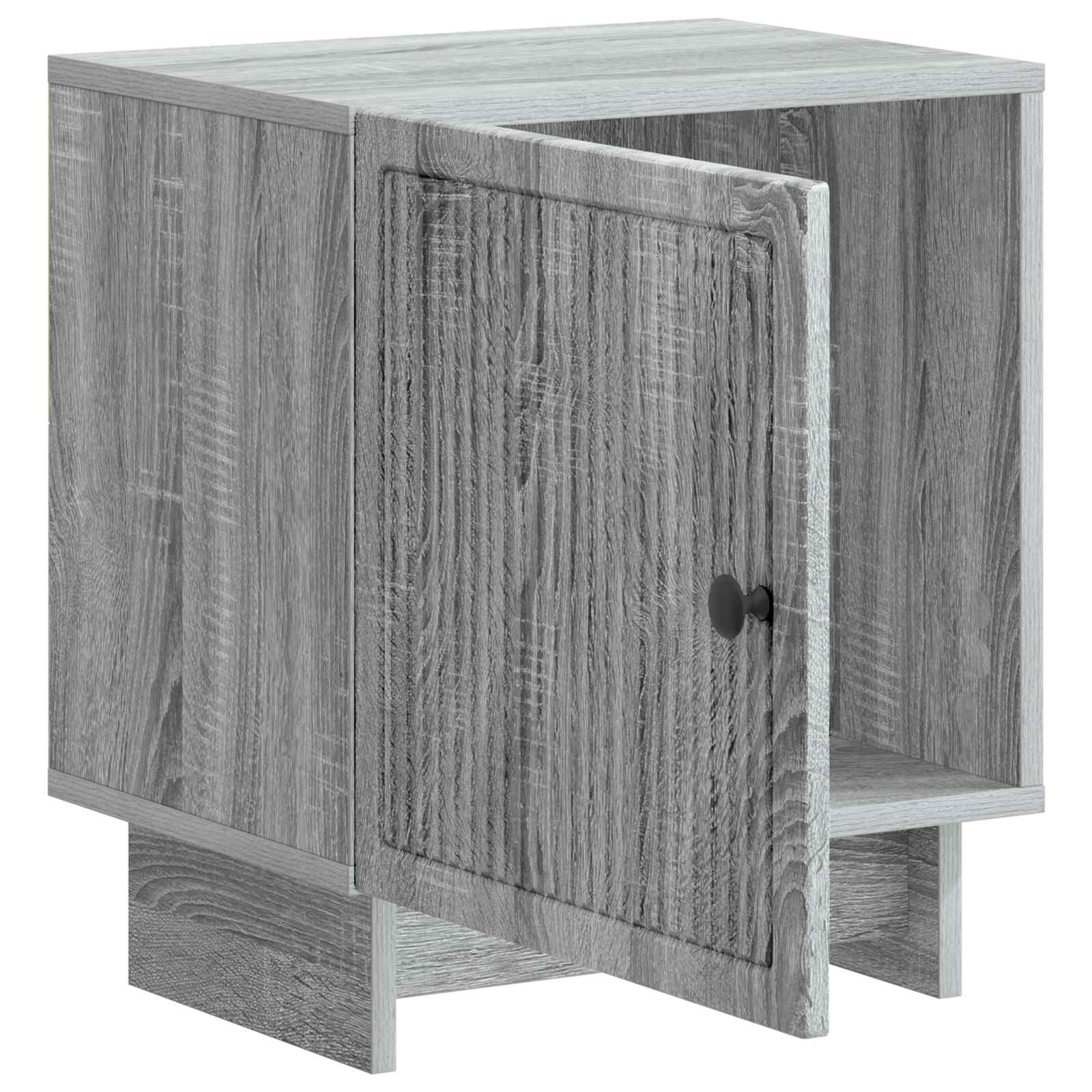 Noćni ormar Siva sonoma 43 x 34,5 x 50 cm Konstruirano drvo