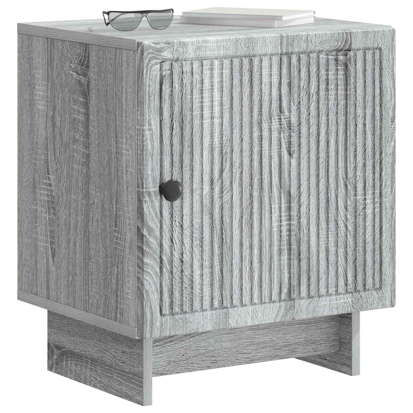 Noćni ormar Siva sonoma 43 x 34,5 x 50 cm Konstruirano drvo