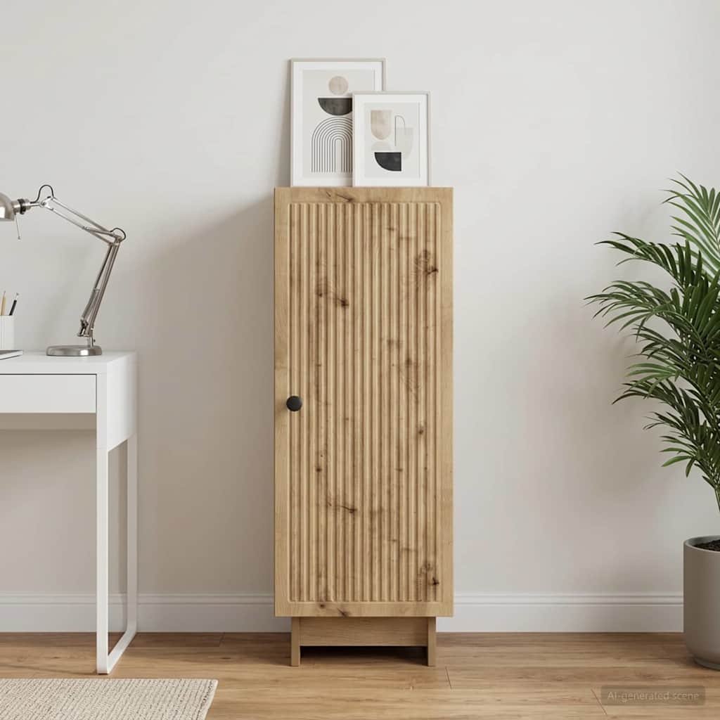 Kreveta Hrast artisan 33 x 34,5 x 90 cm Konstruirano drvo