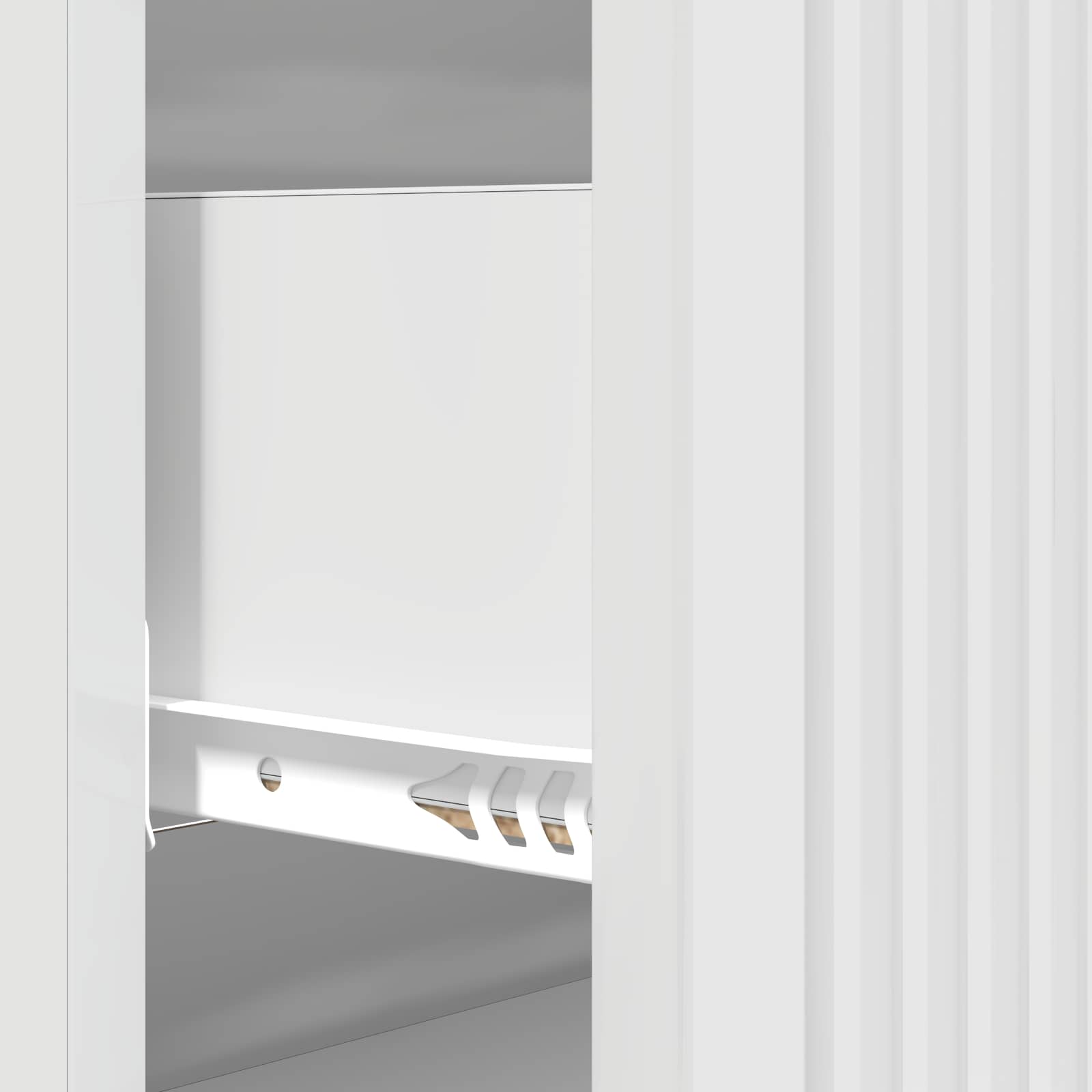 Ormar s ladicama Bijela visokog sjaja 66 x 34,5 x 90 cm