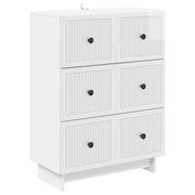 Ormar s ladicama Bijela visokog sjaja 66 x 34,5 x 90 cm