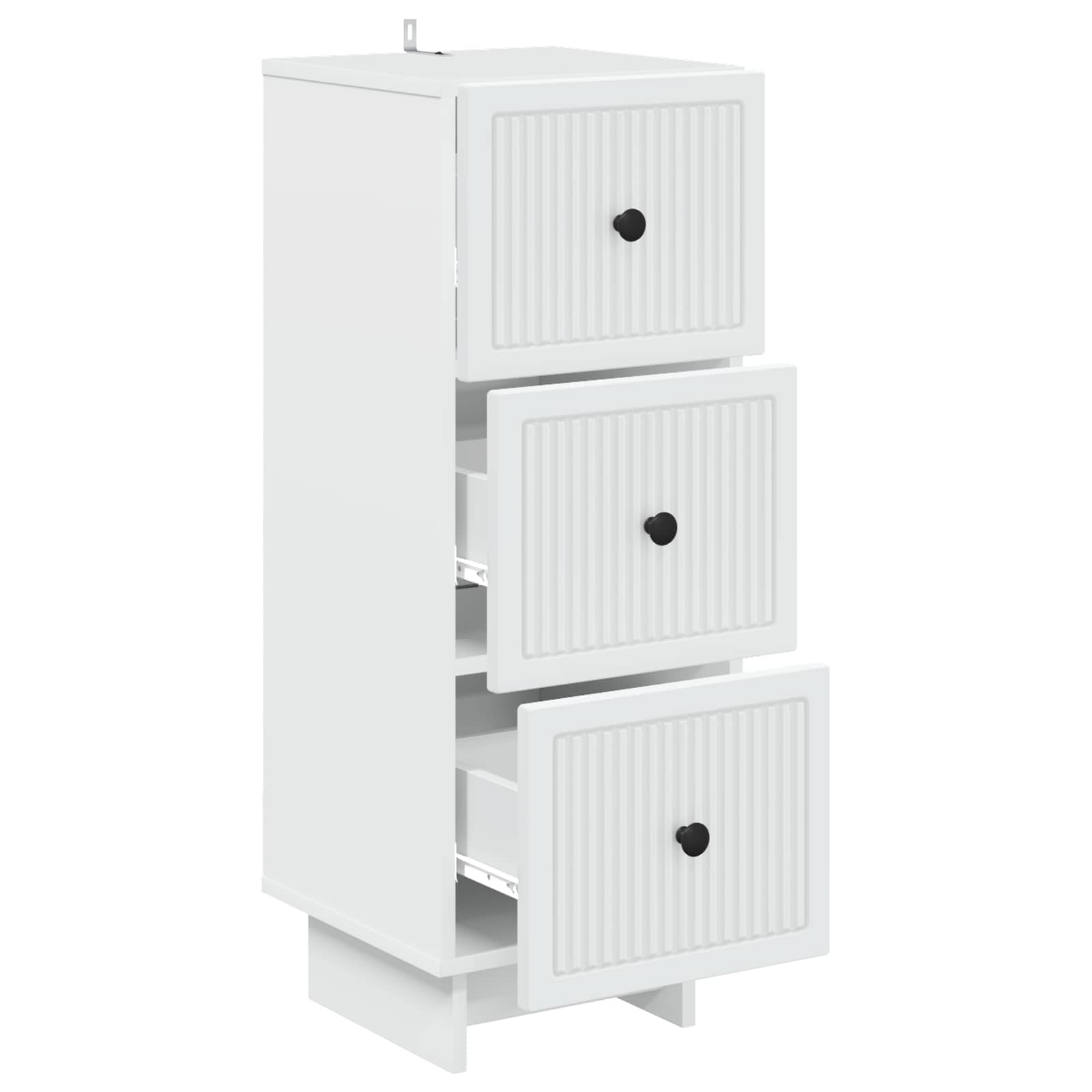 Ormar s ladicama Bijela 33 x 34,5 x 90 cm Konstruirano drvo