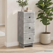 Ormar s ladicama Betonska siva 33 x 34,5 x 90 cm