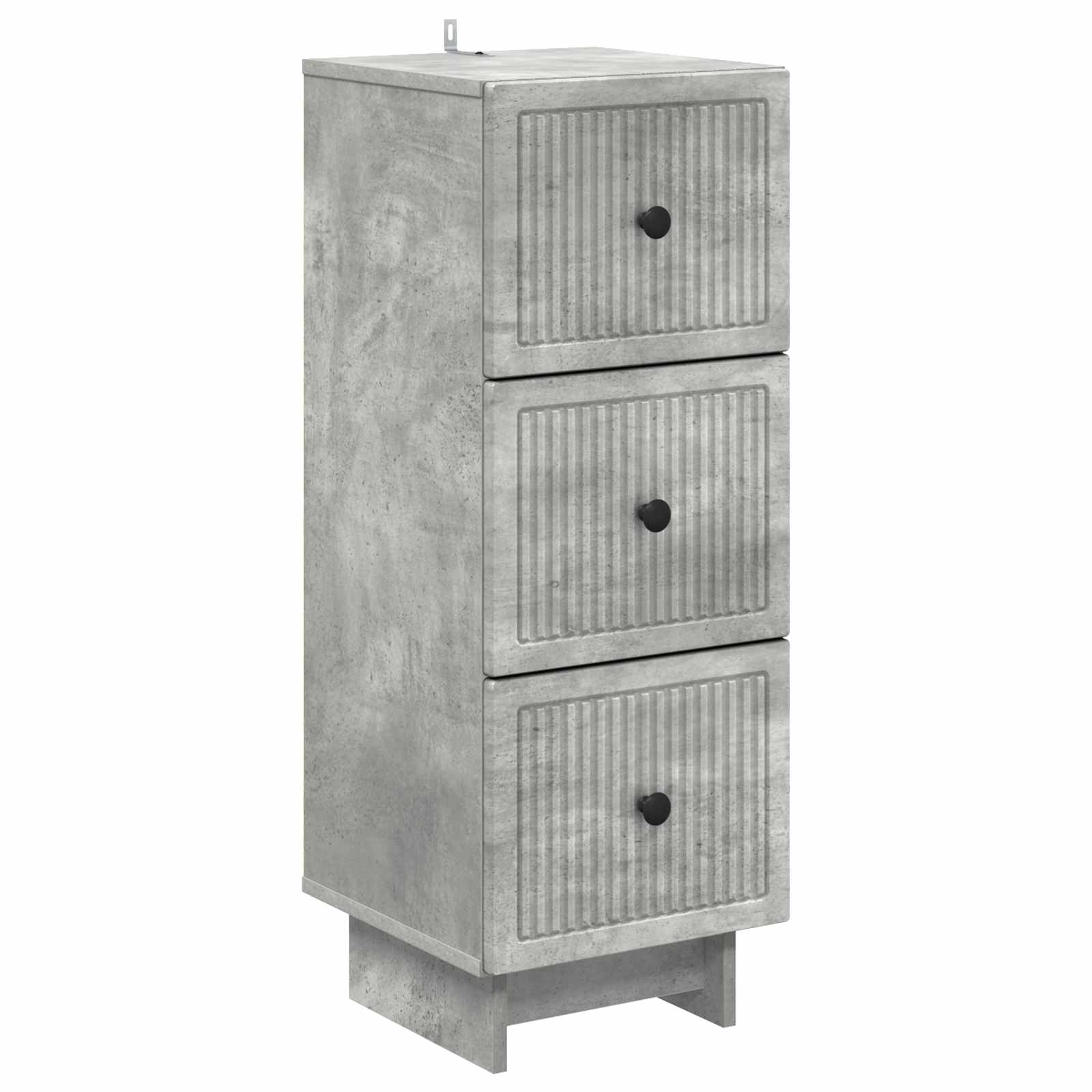 Ormar s ladicama Betonska siva 33 x 34,5 x 90 cm