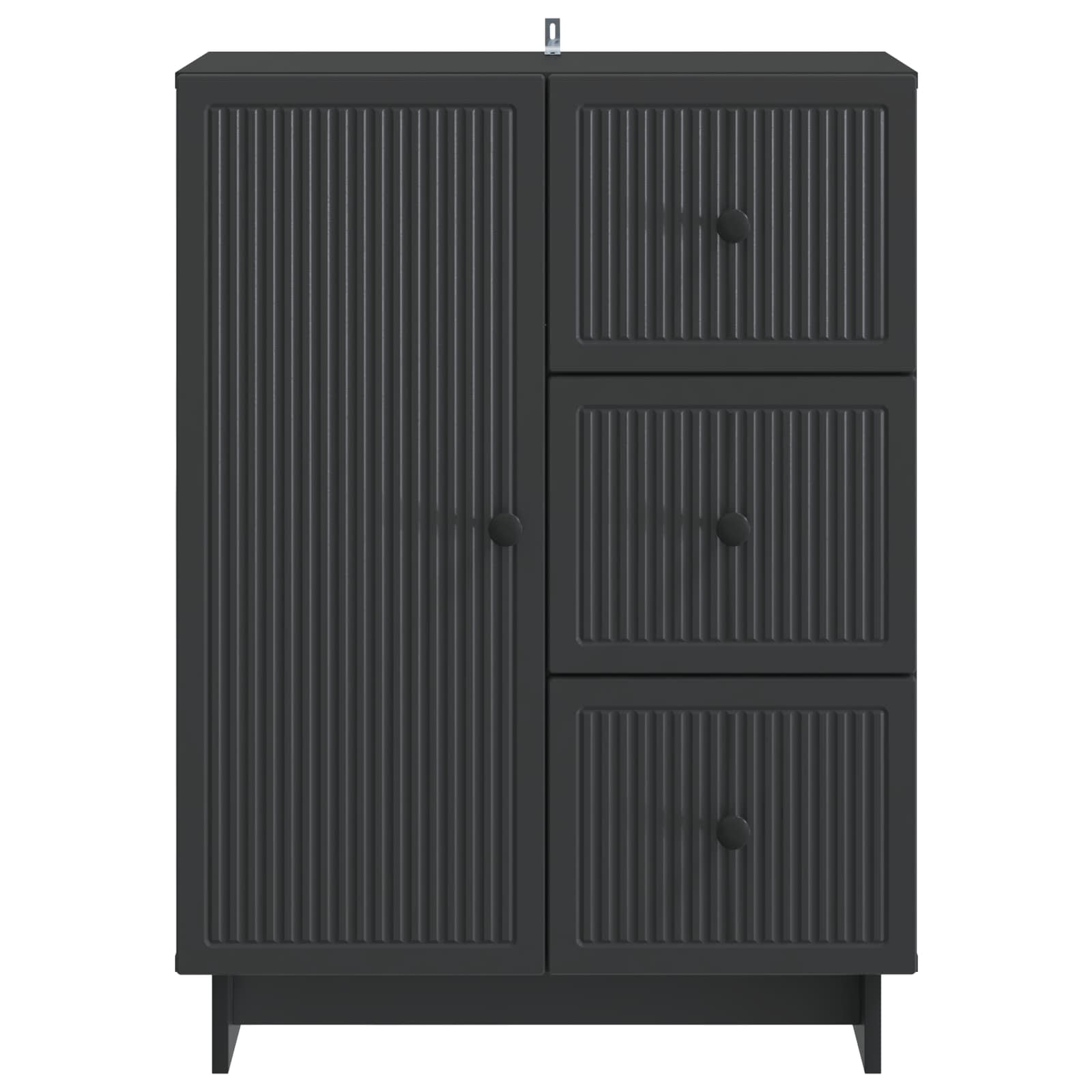 Kreveta s ladicama Crna 66 x 34,5 x 90 cm Konstruirano drvo