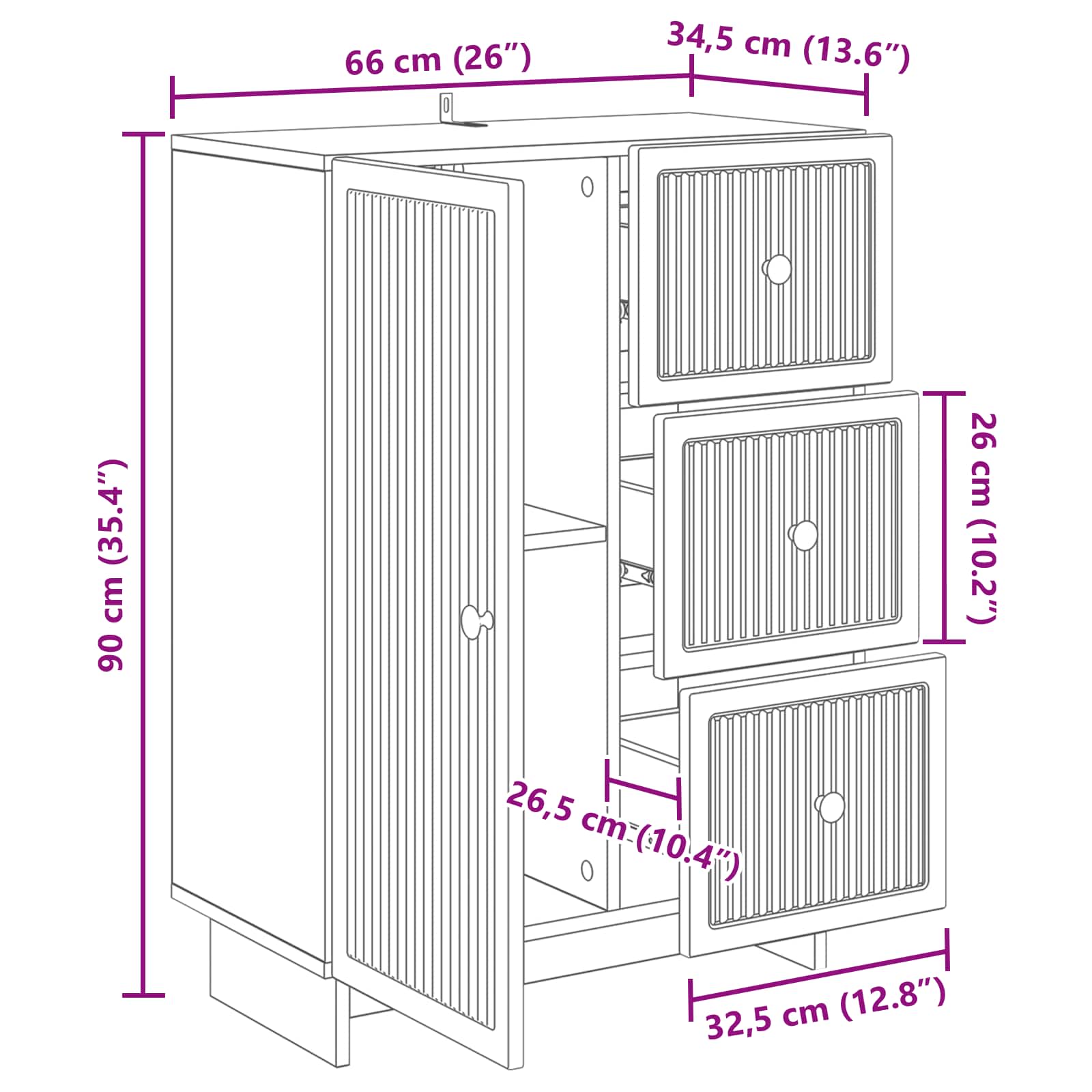 Kreveta Staro drvo 66 x 34,5 x 90 cm Konstruirano drvo