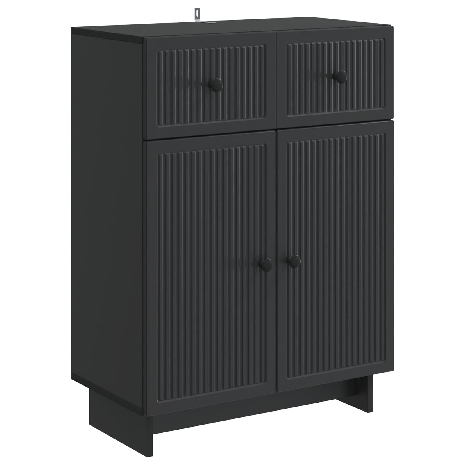 Kreveta s ladicama Crna 66 x 34,5 x 90 cm Konstruirano drvo