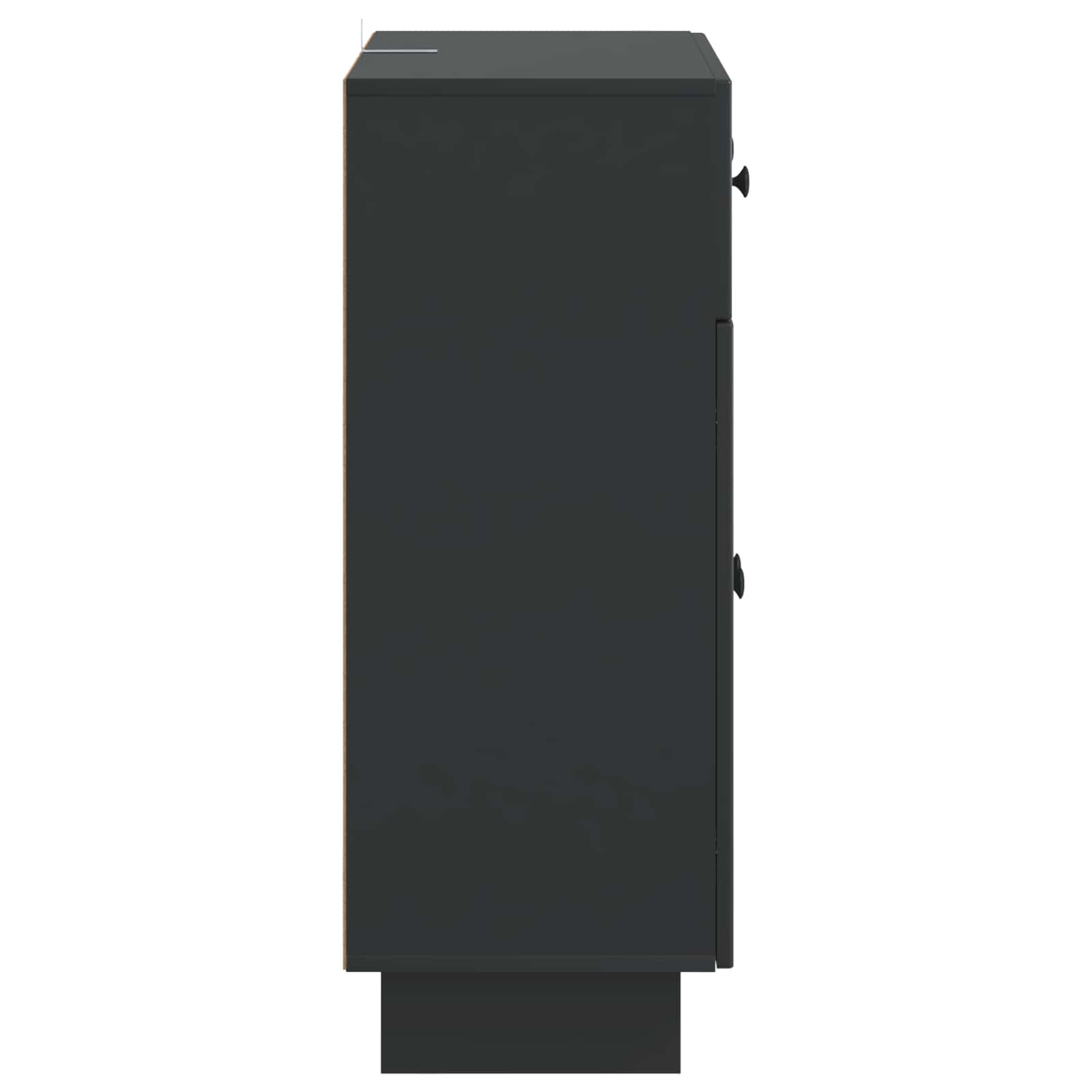 Kreveta s ladicama Crna 66 x 34,5 x 90 cm Konstruirano drvo